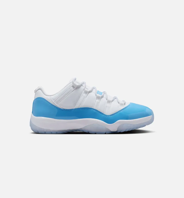 Air Jordan 11 Retro Low University Blue Mens Lifestyle Shoe - White/University Blue/Black Free Shipping made by Jordan