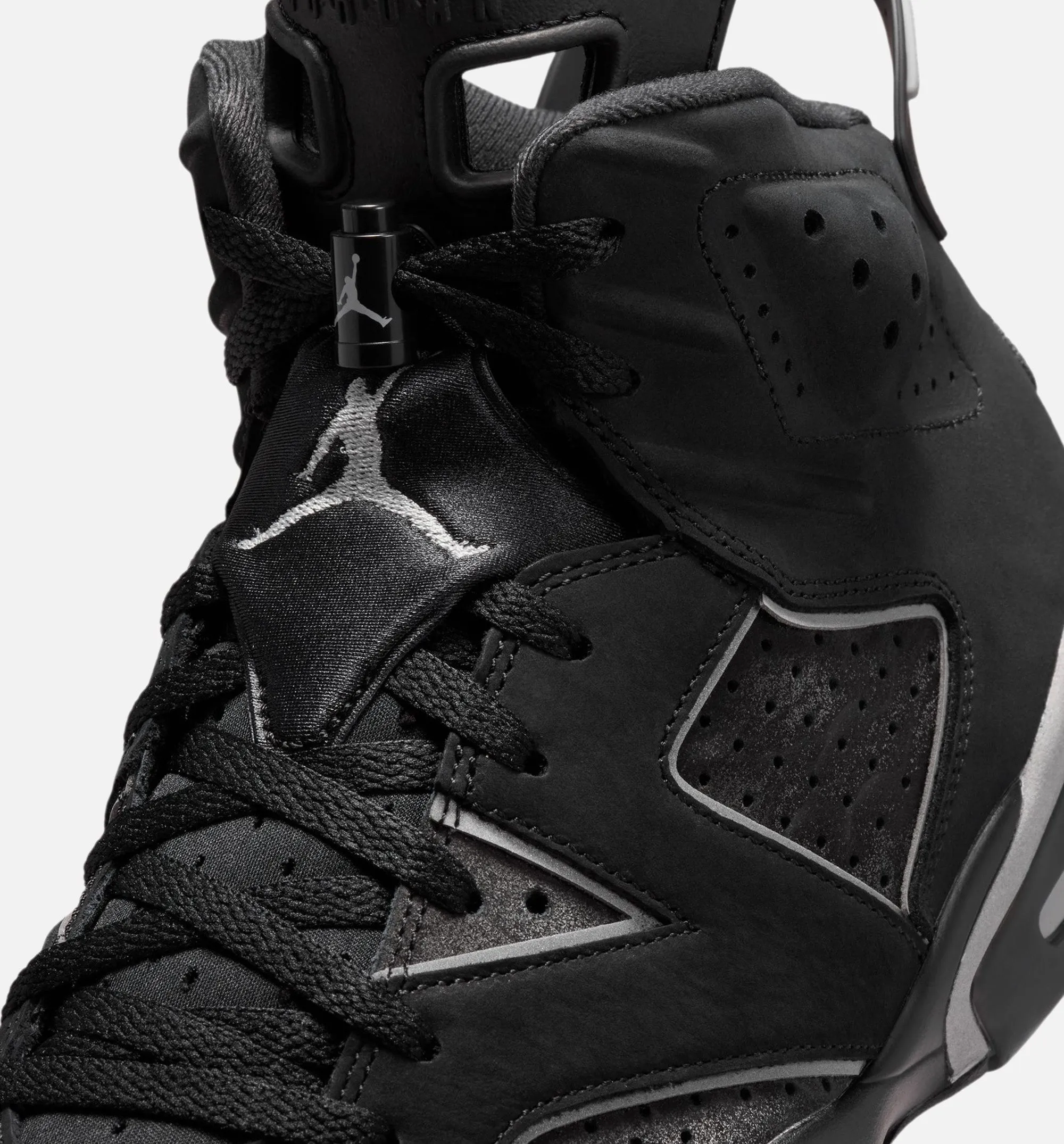 Air Jordan 6 Cap And Gown Mens Lifestyle Shoe - Black/Reflective Silver/Black Free Shipping sold by Nice Kicks Retail product image thumbnail 3