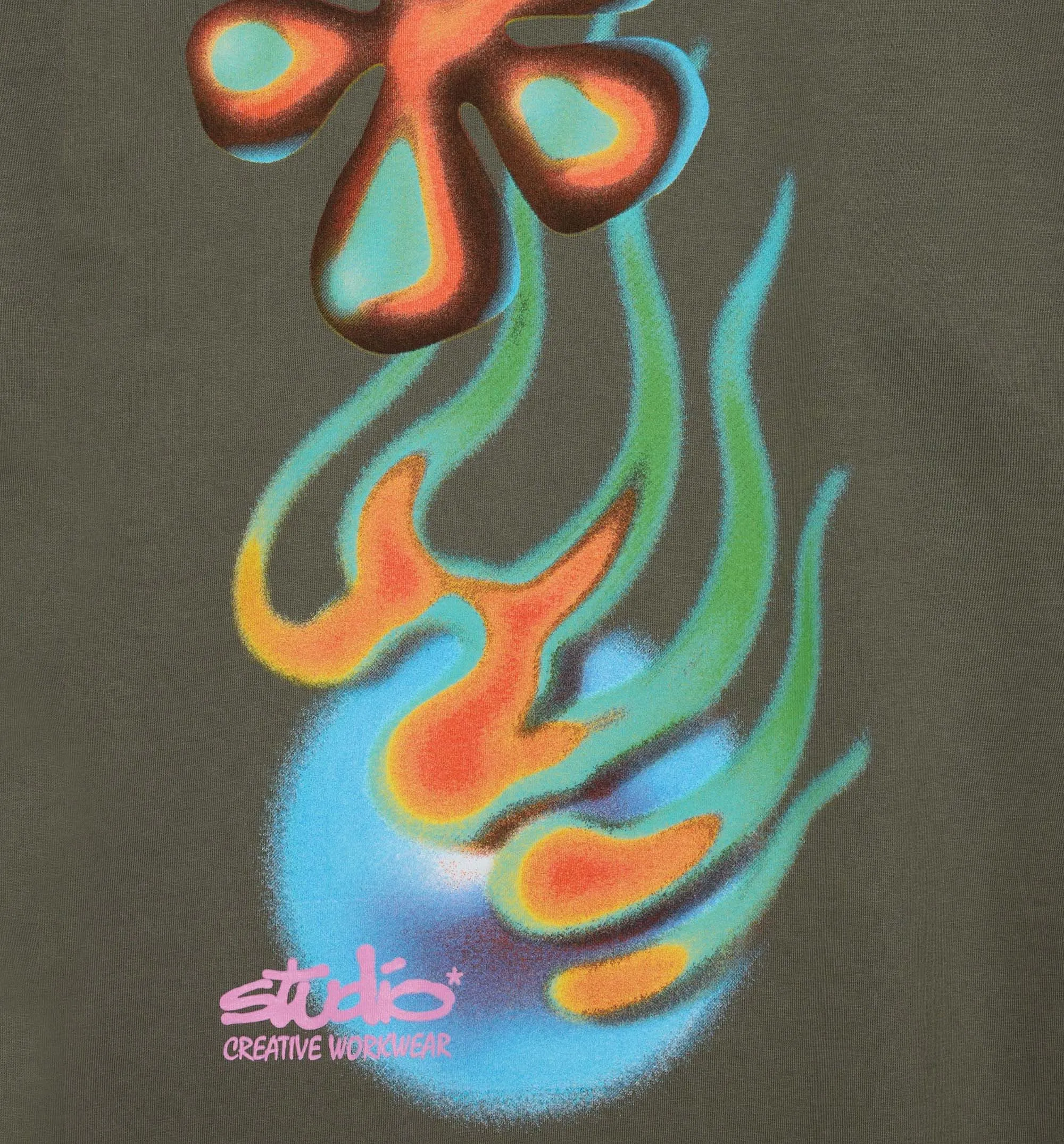 Studio Flora Mens Long Sleeve Shirt - Olive sold by Nice Kicks Retail product image thumbnail 4