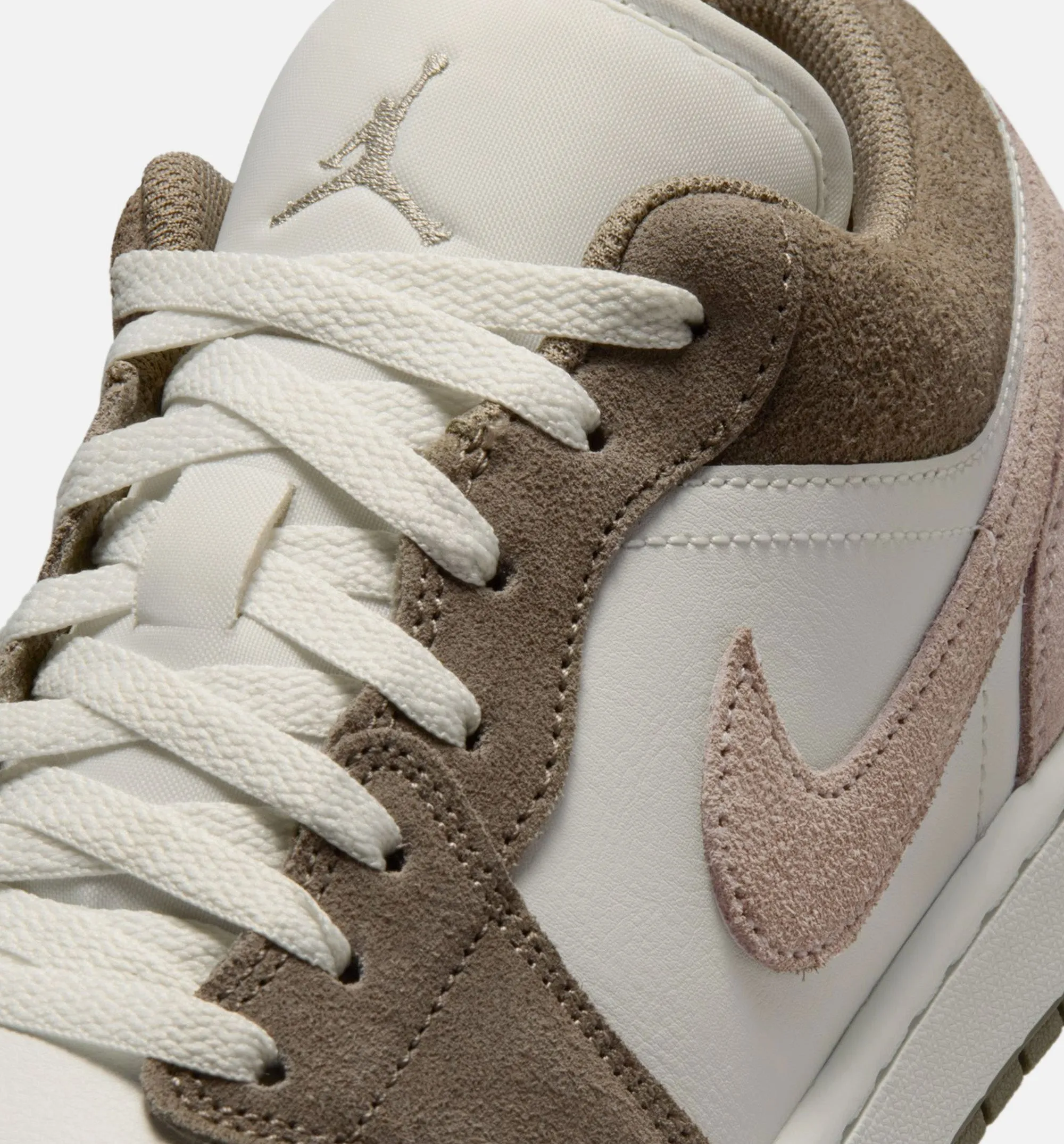 Air Jordan 1 Low Mens Lifestyle Shoe - Olive Grey/Enigma Stone/Summit White sold by Nice Kicks Retail product image thumbnail 3