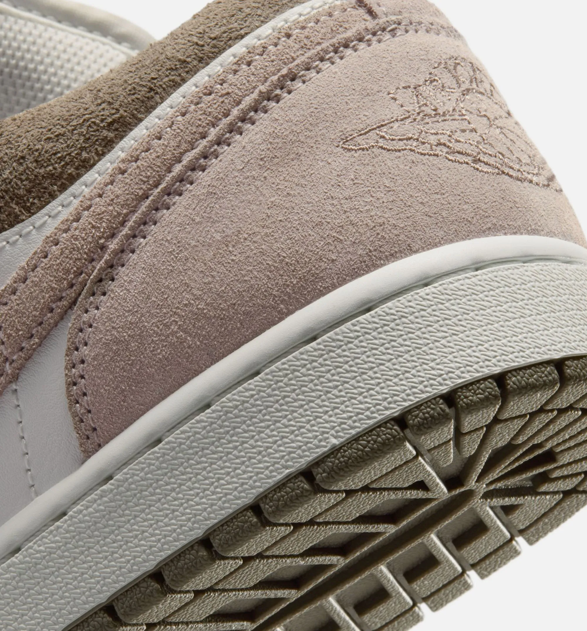 Air Jordan 1 Low Mens Lifestyle Shoe - Olive Grey/Enigma Stone/Summit White sold by Nice Kicks Retail product image thumbnail 4