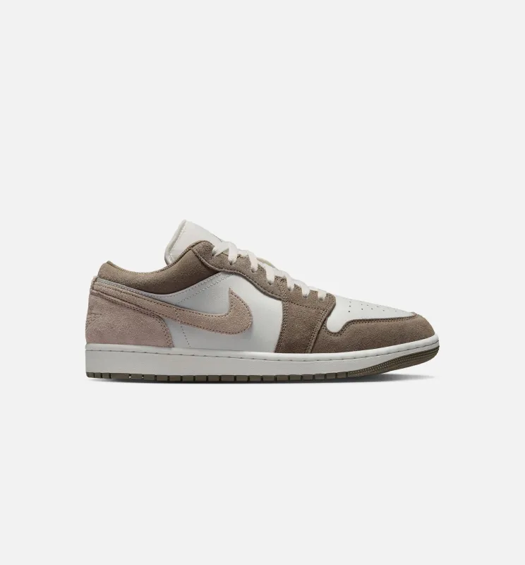 Air Jordan 1 Low Mens Lifestyle Shoe - Olive Grey/Enigma Stone/Summit White made by Jordan
