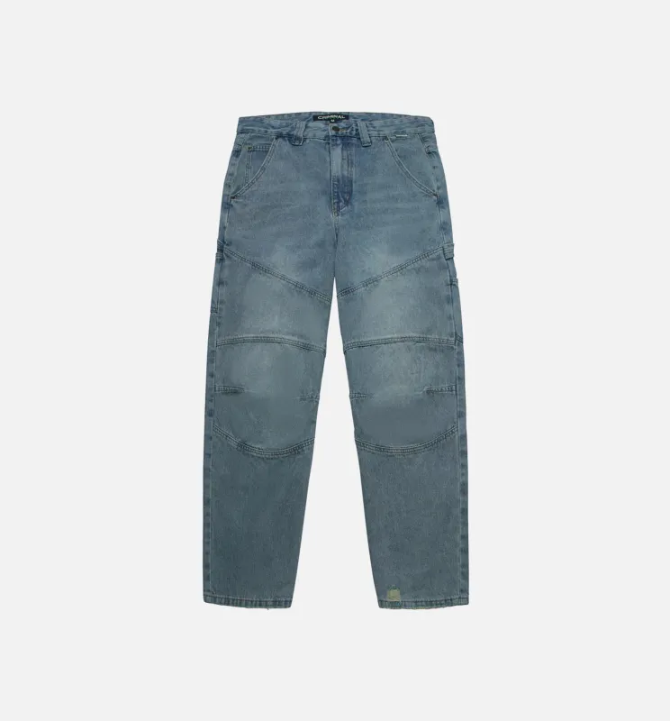 Franklin Denim Mens Pant - Blue made by Criminal Damage