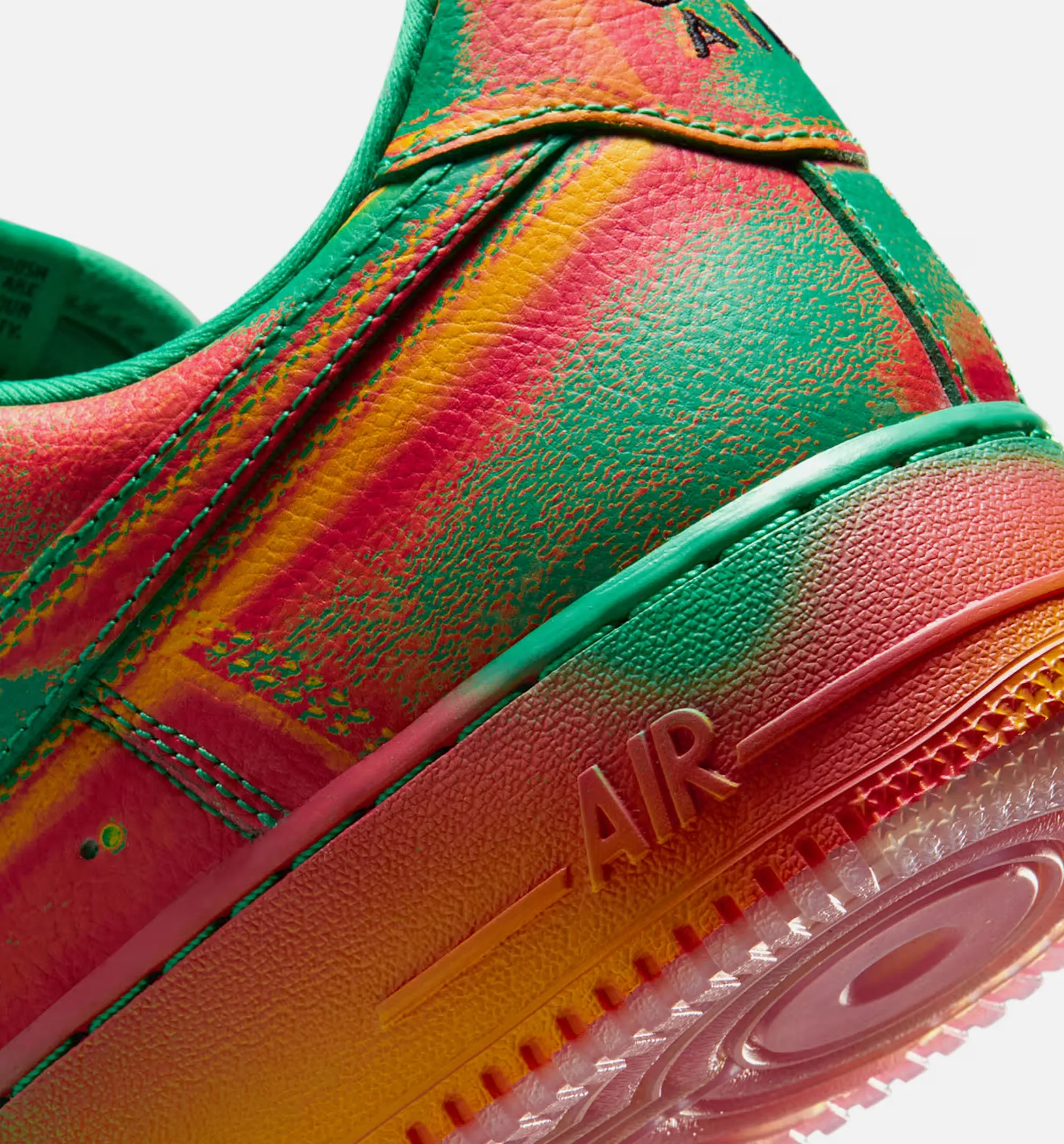 Air Force 1 Low Stadium Green Laser Orange Mens Lifestyle Shoe - Stadium Green/Bright Crimson/Laser Orange sold by Nice Kicks Retail product image thumbnail 4