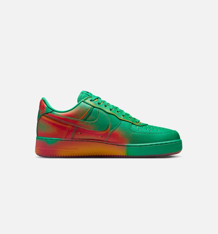 Air Force 1 Low Stadium Green Laser Orange Mens Lifestyle Shoe - Stadium Green/Bright Crimson/Laser Orange made by Nike
