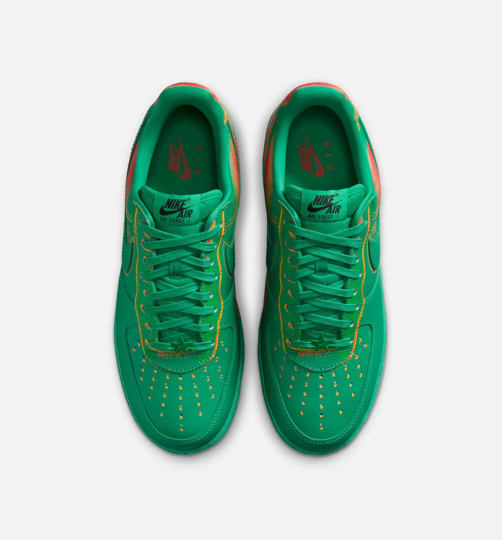 Air Force 1 Low Stadium Green Laser Orange Mens Lifestyle Shoe - Stadium Green/Bright Crimson/Laser Orange sold by Nice Kicks Retail product image thumbnail 5