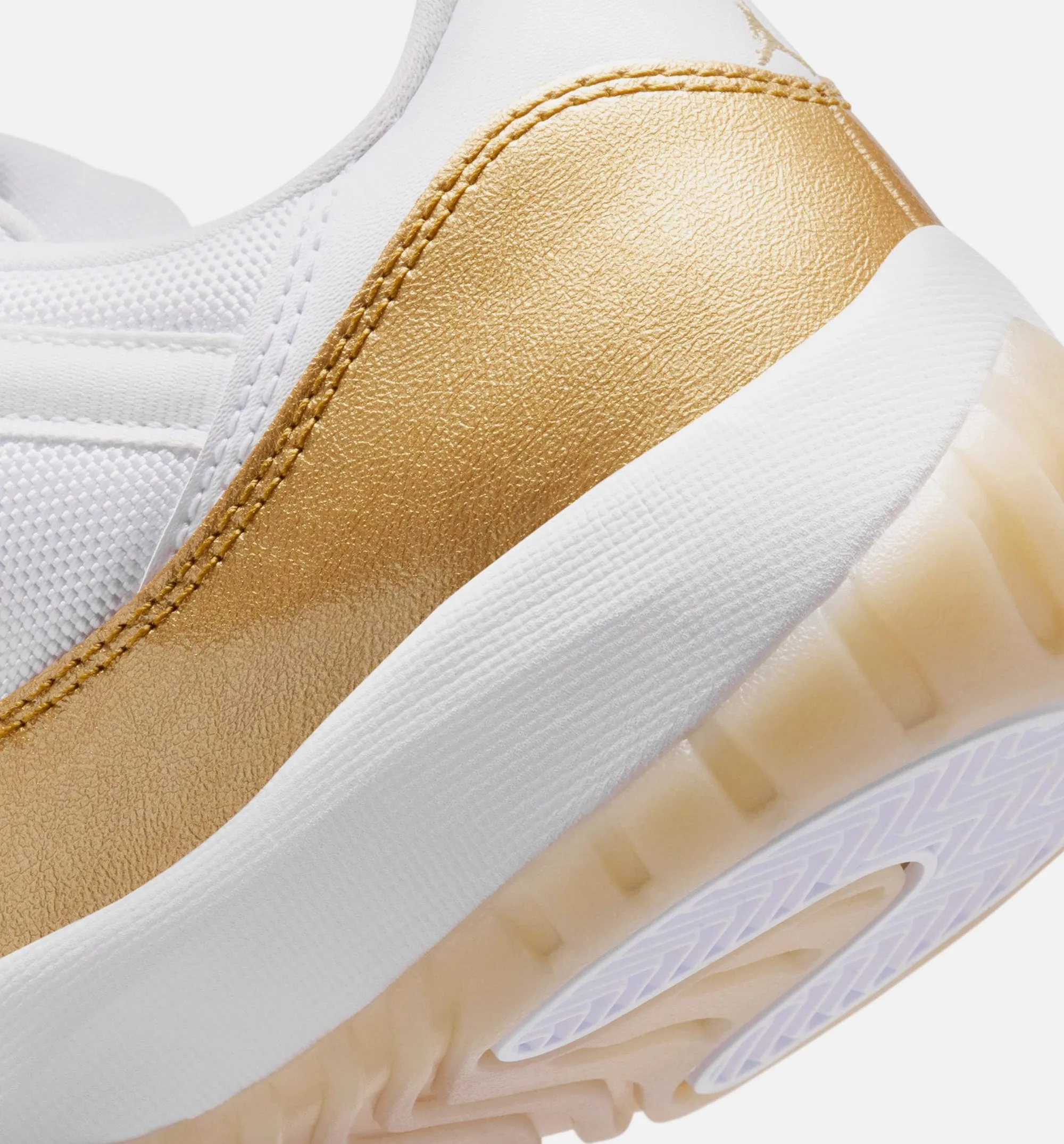 Air Jordan 11 Retro Low Mothers Day Womens Lifestyle Shoe - White/Metallic Gold/Team Gold Free Shipping sold by Nice Kicks Retail product image thumbnail 4