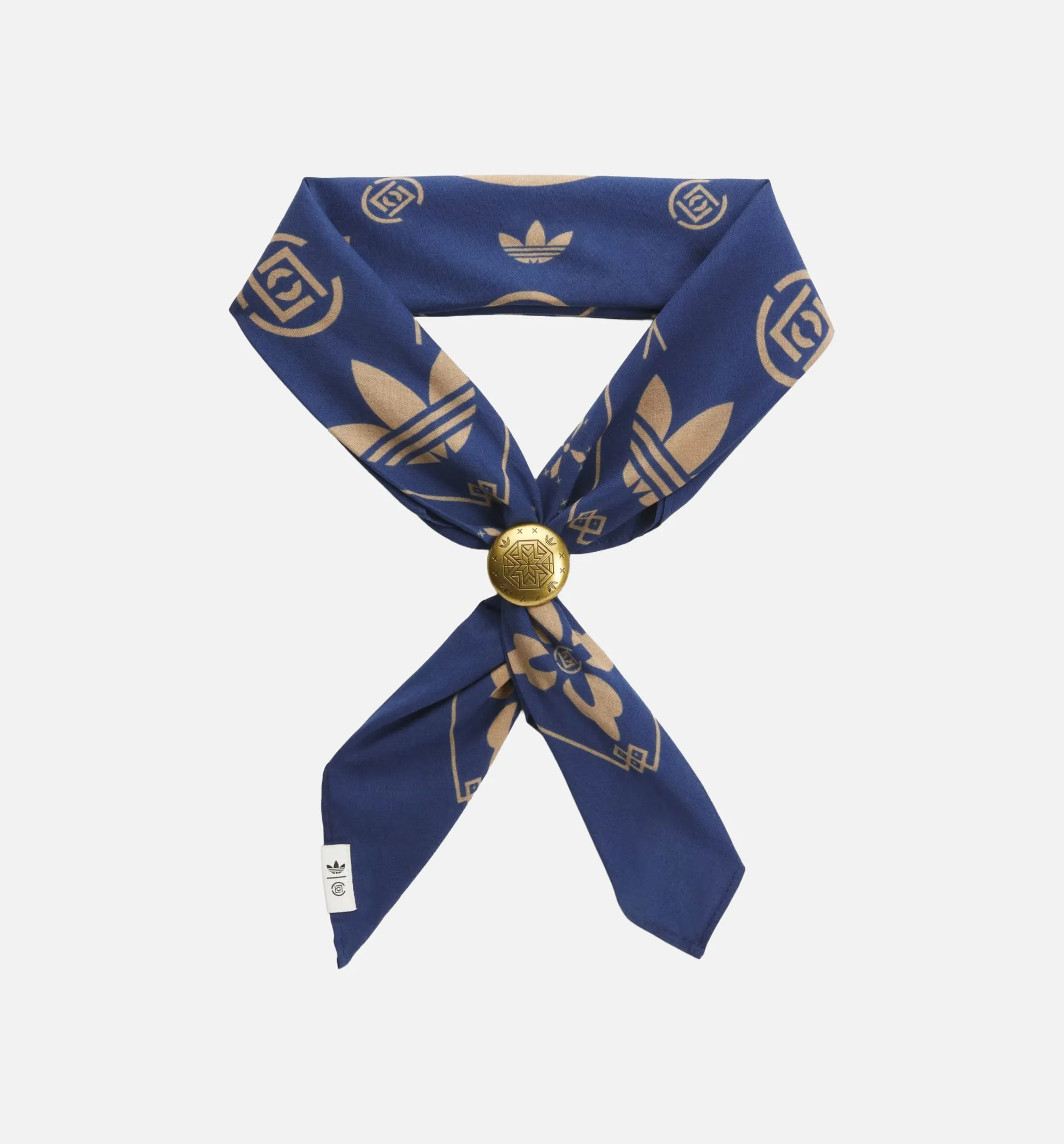 CLOT Bandana By Edison Chen Mens Scarf - Tech Indigo/Cardboard sold by Nice Kicks Retail product image thumbnail 3