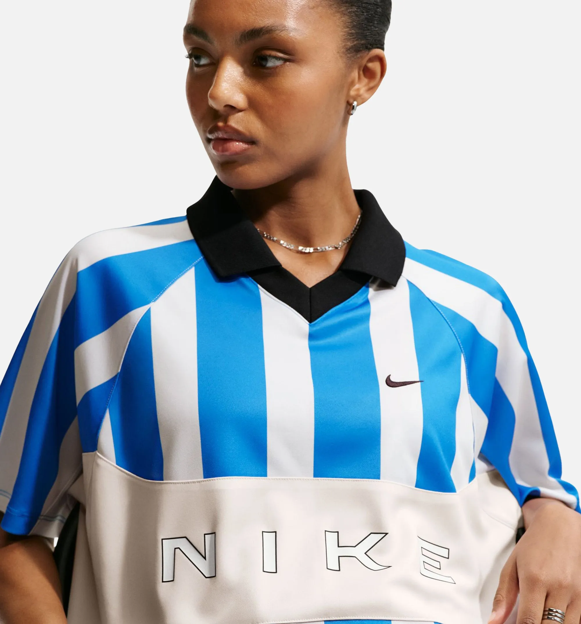 Sportswear Oversized Womens Jersey - Light Photo Blue/Chalk/Black sold by Nice Kicks Retail product image thumbnail 3