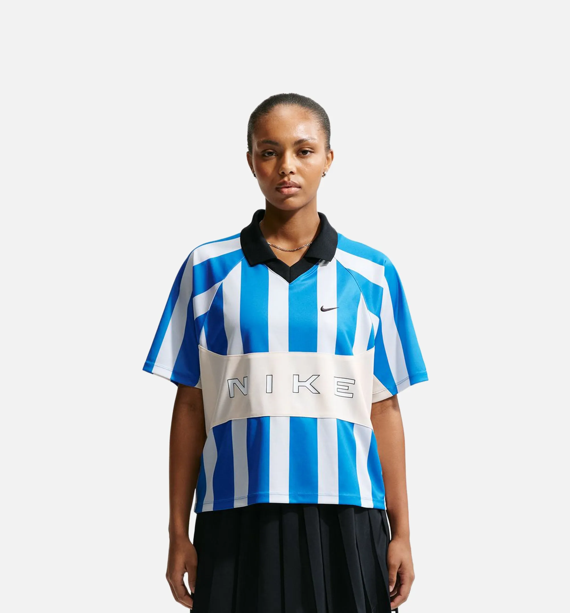 Sportswear Oversized Womens Jersey - Light Photo Blue/Chalk/Black sold by Nice Kicks Retail