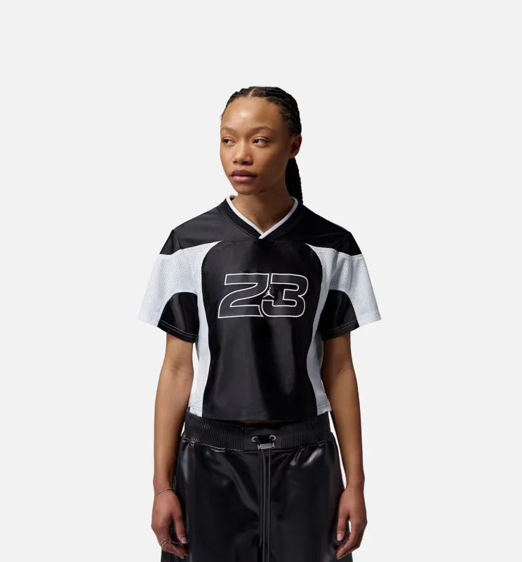 Flight Womens Jersey - Black/White made by Jordan