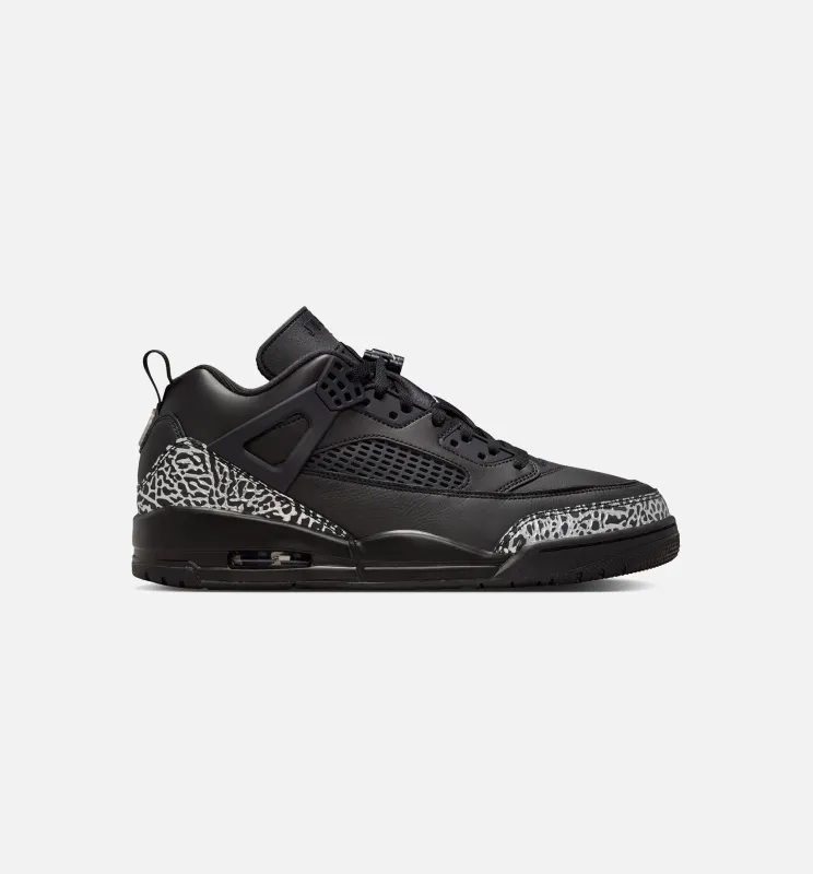 Spizike Low Mens Basketball Shoe - Black/Black/Metallic Silver made by Jordan