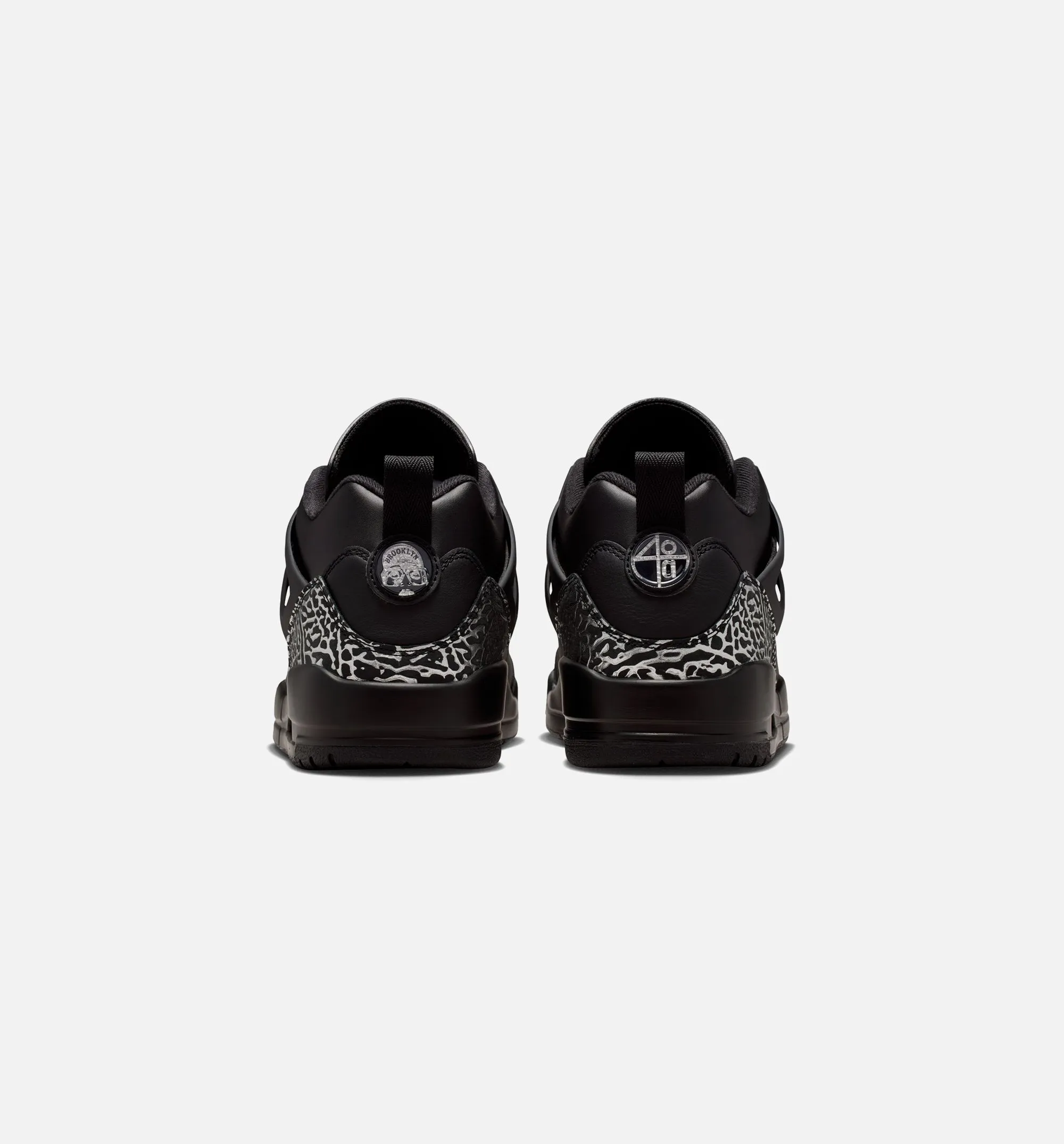 Spizike Low Mens Basketball Shoe - Black/Black/Metallic Silver sold by Nice Kicks Retail product image thumbnail 2