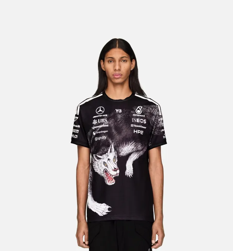 Mercedes AMG Petronas Formula 1 Team Driver Mens Jersey - Black made by Y-3