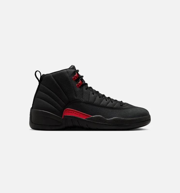 Air Jordan 12 Retro Bloodline Mens Lifestyle Shoe - Black/Varsity Red Free Shipping made by Jordan