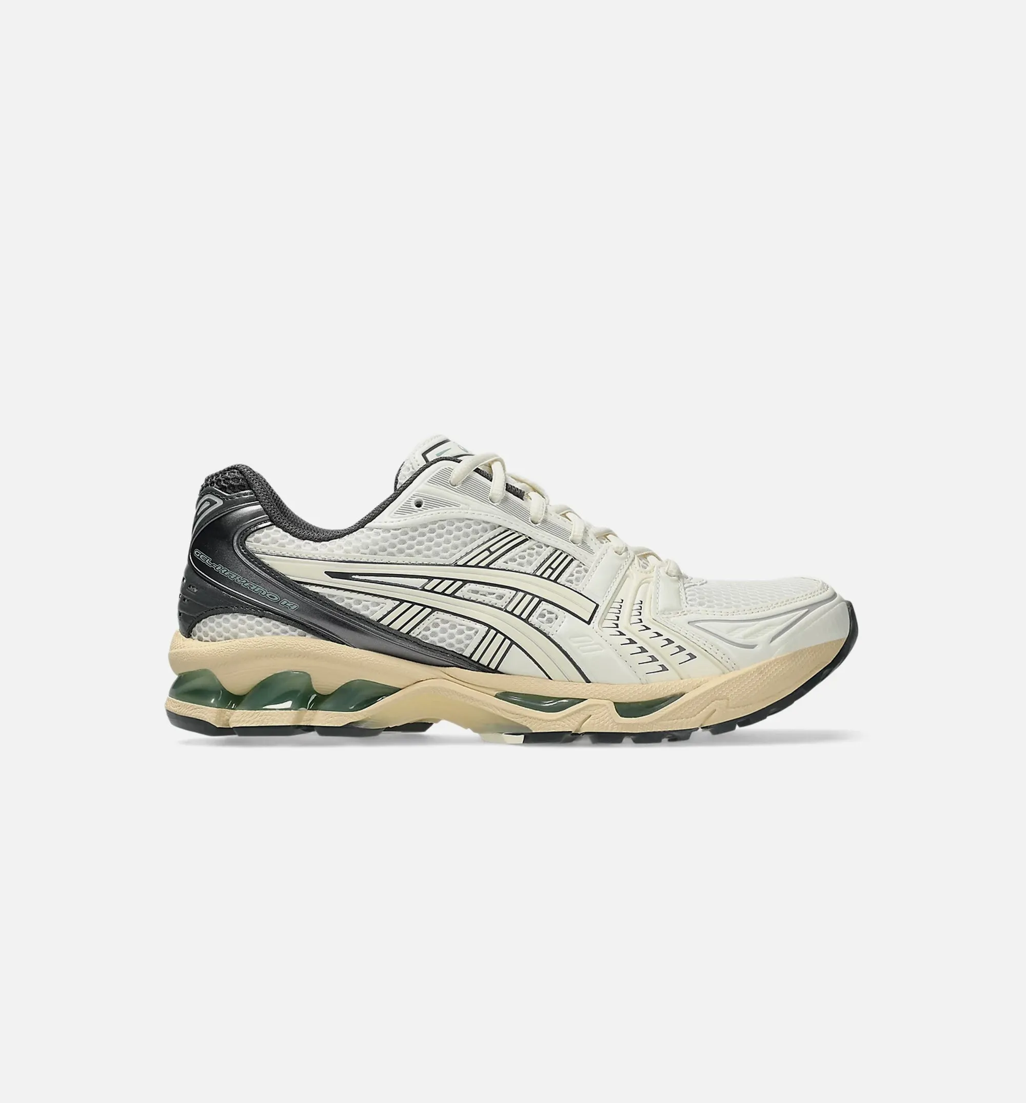 Gel Kayano 14 Mens Lifestyle Shoe - Cream/Obsidian Grey sold by Nice Kicks Retail