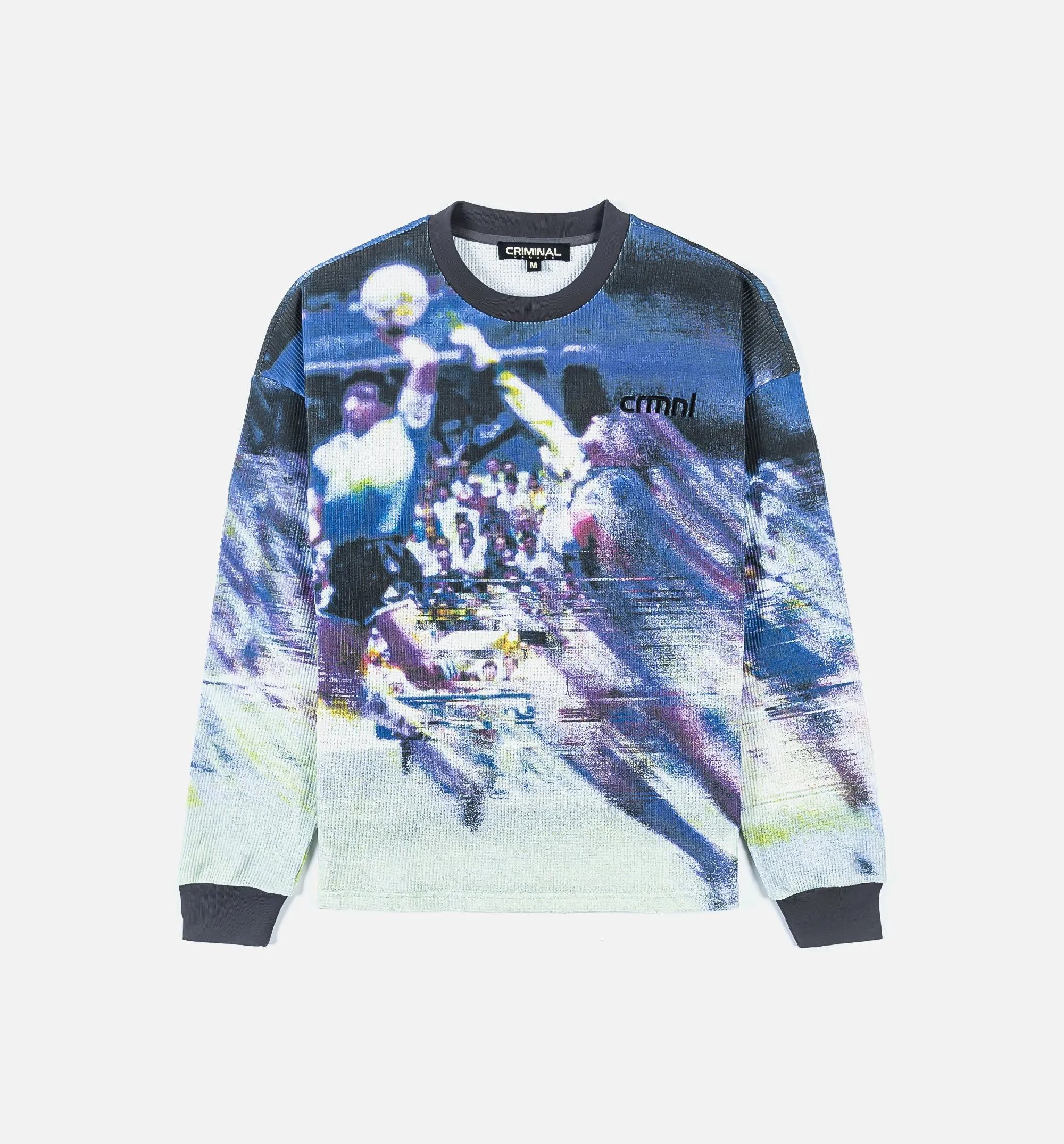 Hand Of God Waffle Mens Long Sleeve Shirt - Multicolor sold by Nice Kicks Retail