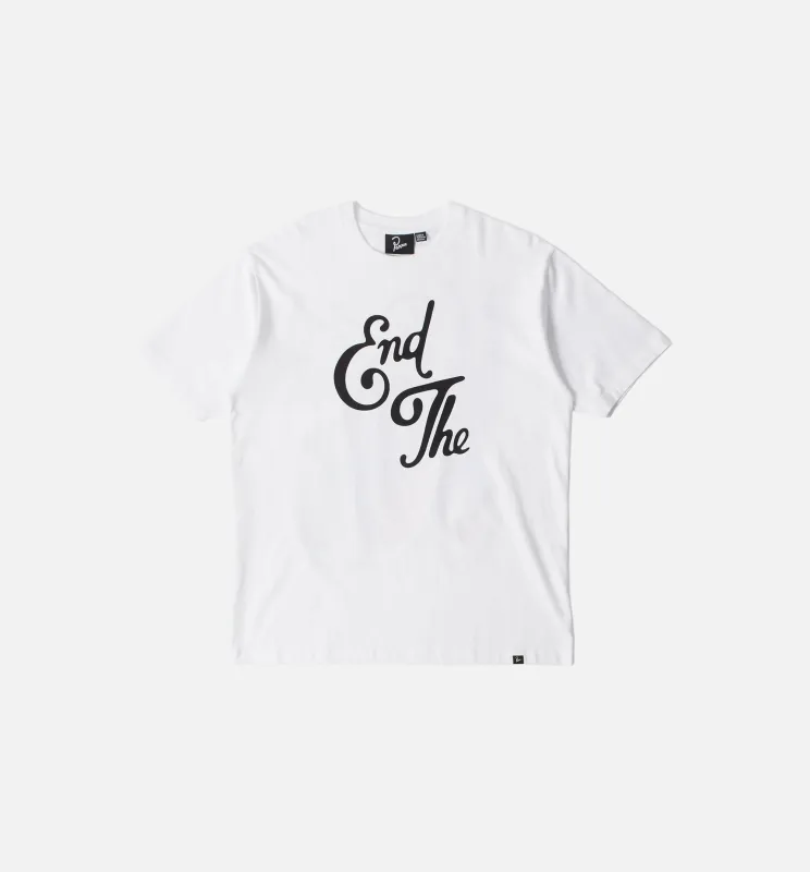 End The Loungechair Mens Short Sleeve Shirt - White made by by Parra
