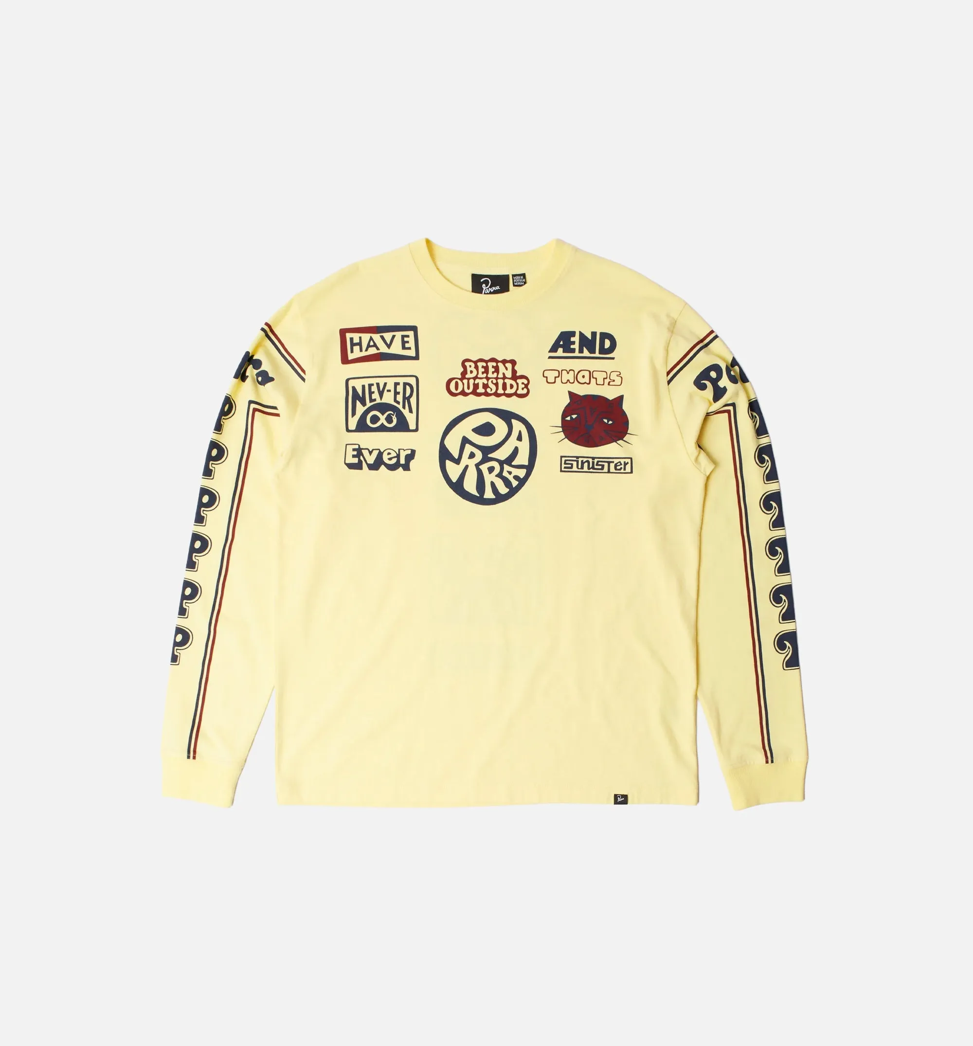Never Sinister Mens Long Sleeve Shirt - Yellow sold by Nice Kicks Retail