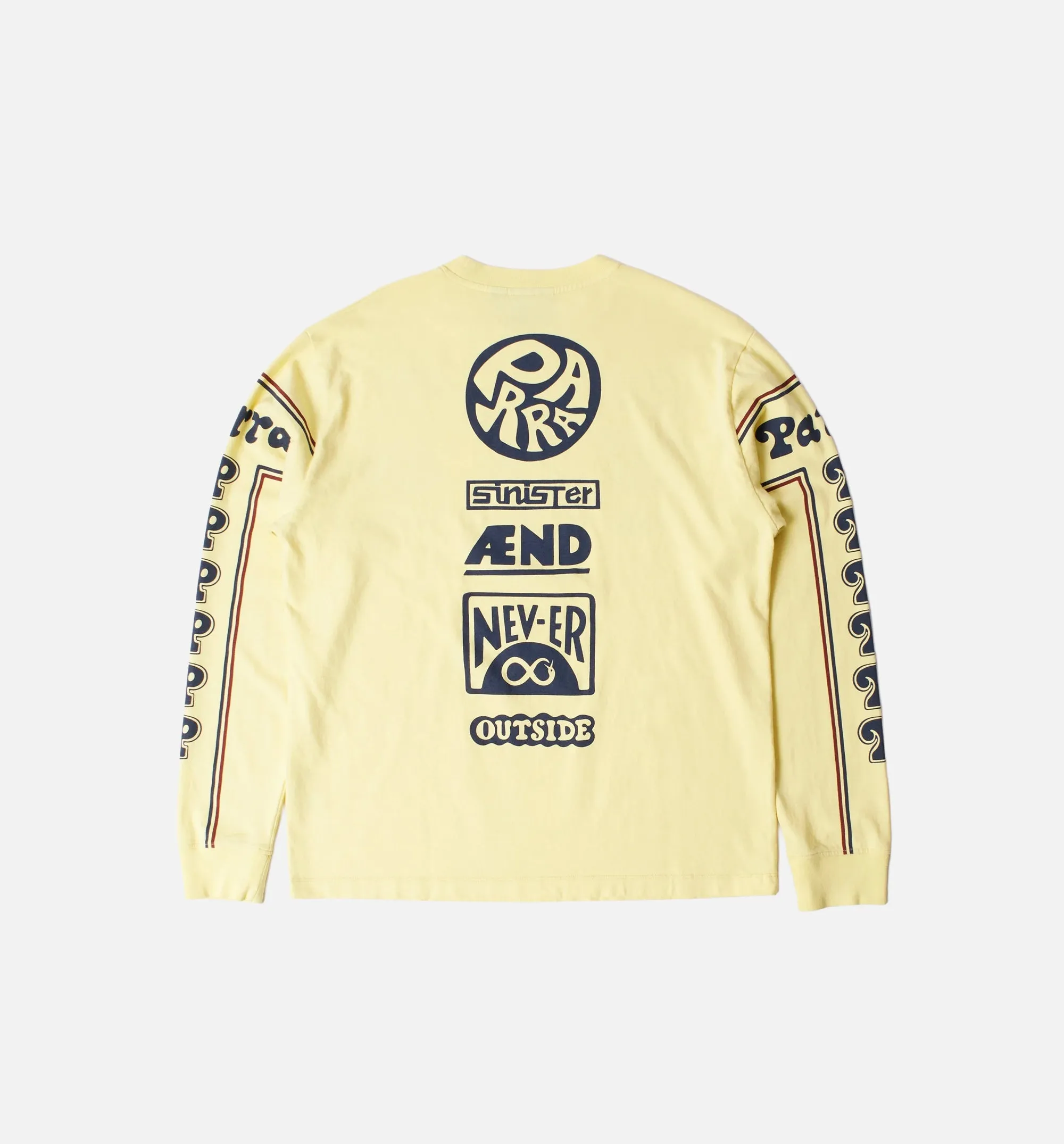 Never Sinister Mens Long Sleeve Shirt - Yellow sold by Nice Kicks Retail product image thumbnail 2