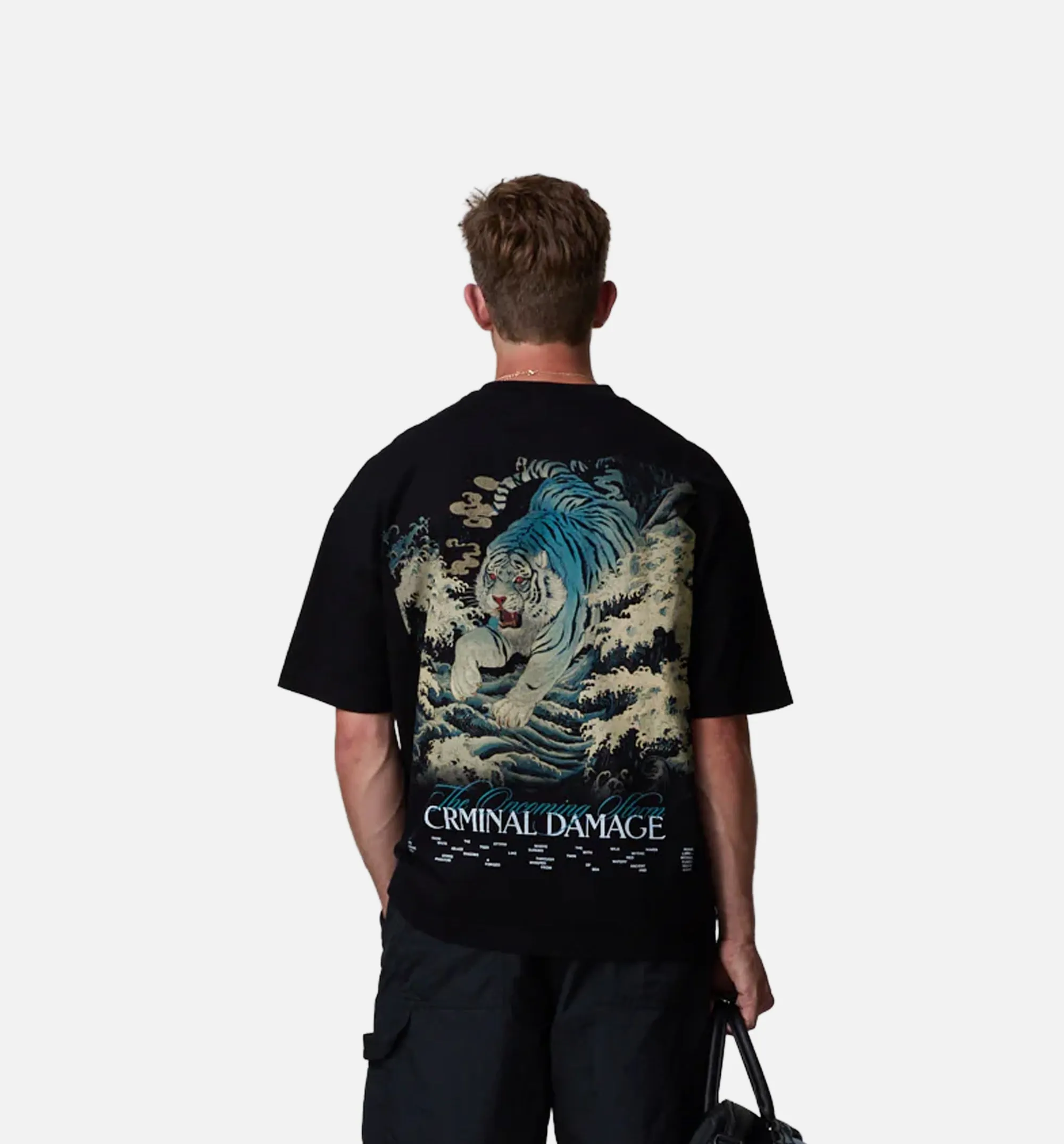 Mythical Tiger Mens Short Sleeve Shirt - Black sold by Nice Kicks Retail product image thumbnail 2