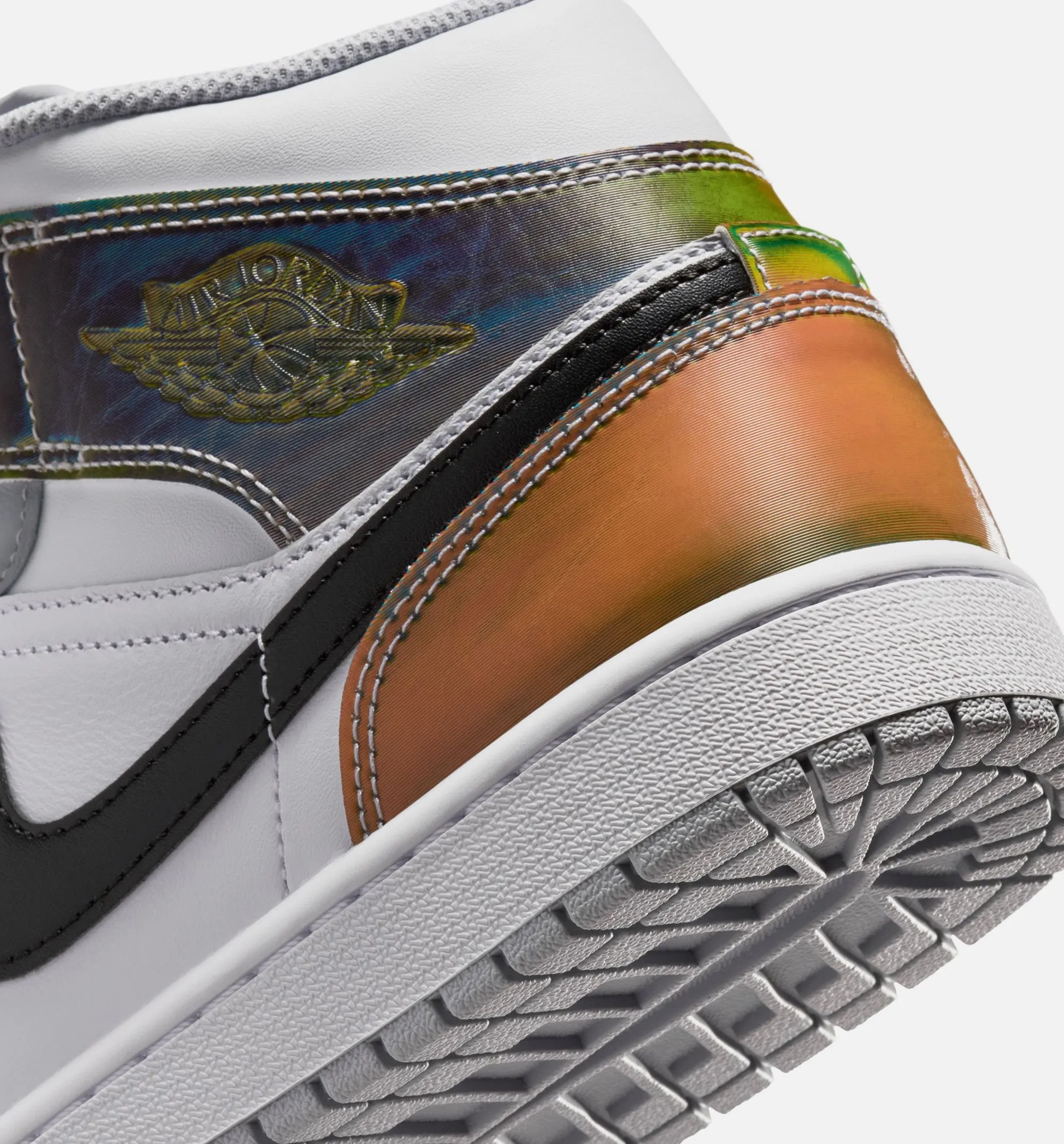 Air Jordan 1 Mid SE Mens Lifestyle Shoe - Black/White/Wolf Grey sold by Nice Kicks Retail product image thumbnail 4