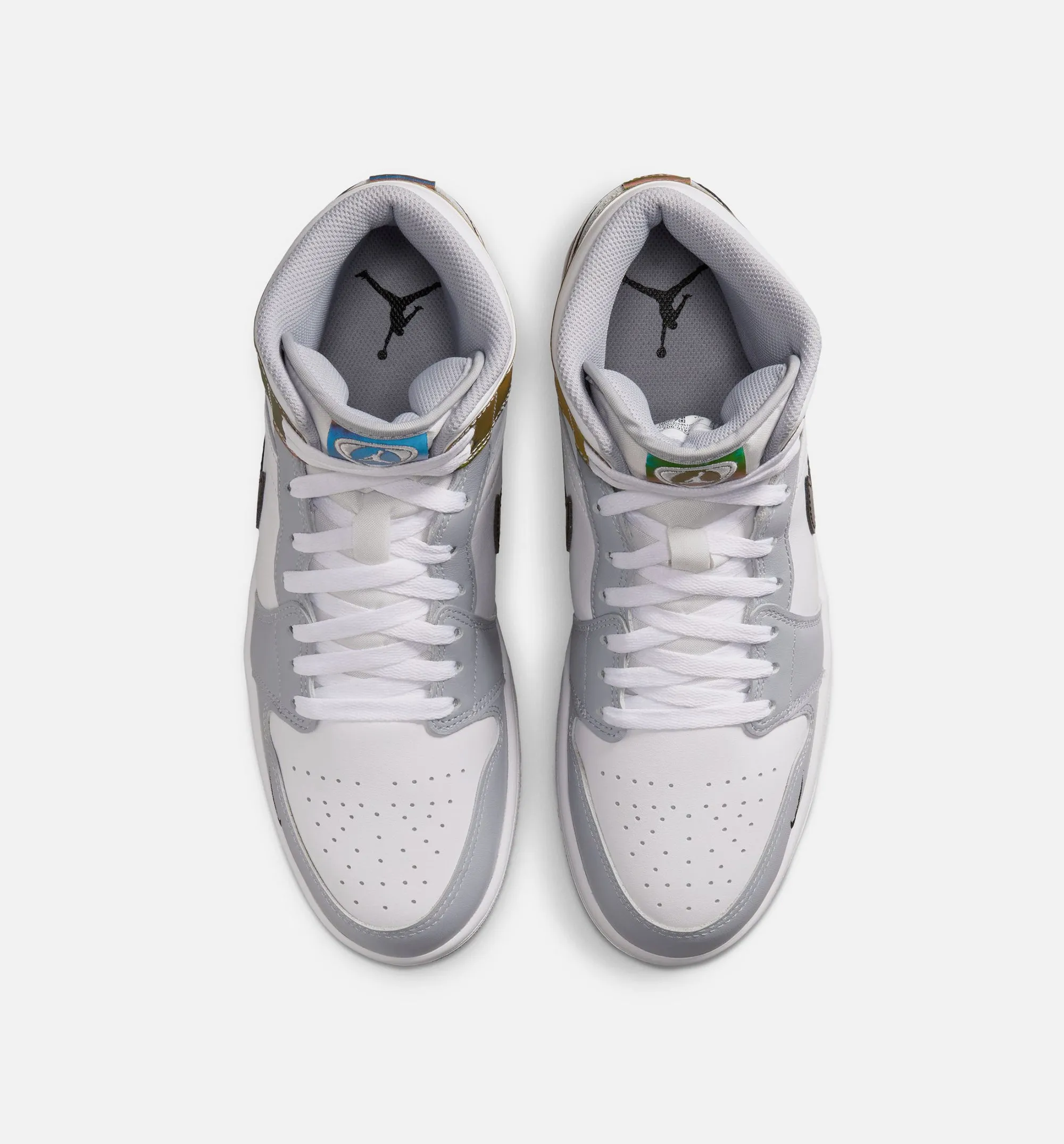 Air Jordan 1 Mid SE Mens Lifestyle Shoe - Black/White/Wolf Grey sold by Nice Kicks Retail product image thumbnail 5