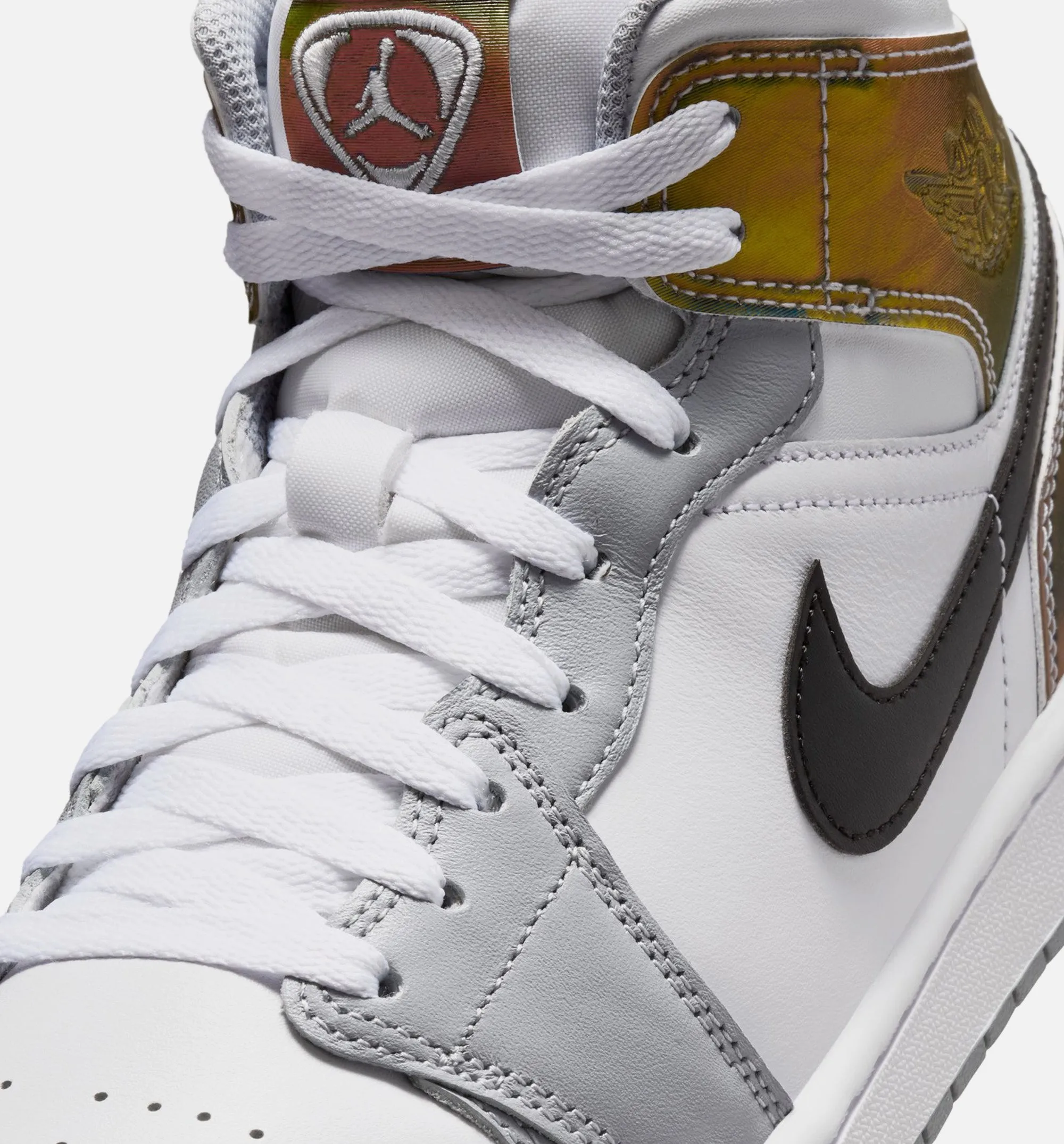 Air Jordan 1 Mid SE Mens Lifestyle Shoe - Black/White/Wolf Grey sold by Nice Kicks Retail product image thumbnail 3