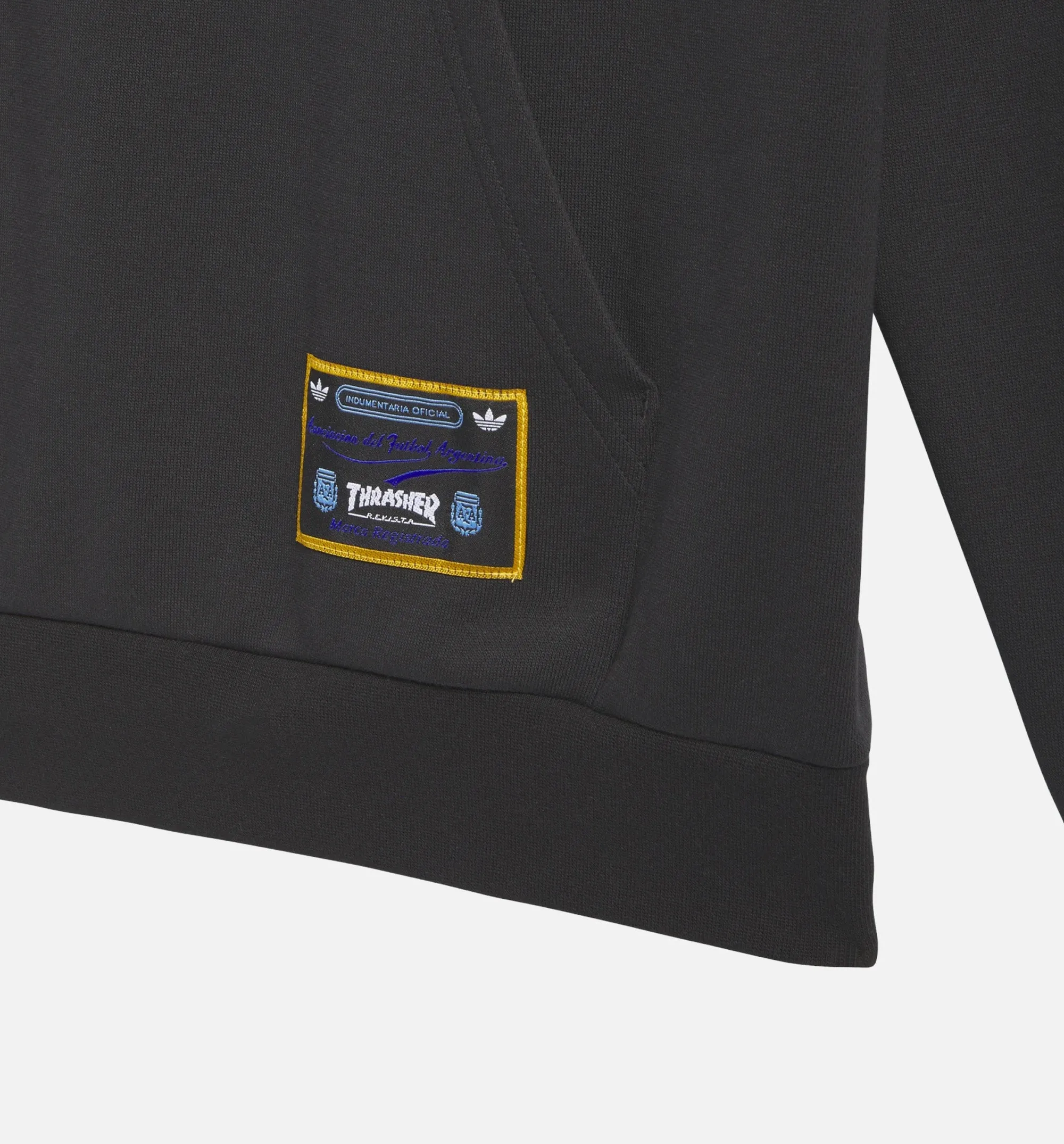 Argentina x Thrasher Mens Hoodie - Black sold by Nice Kicks Retail product image thumbnail 3