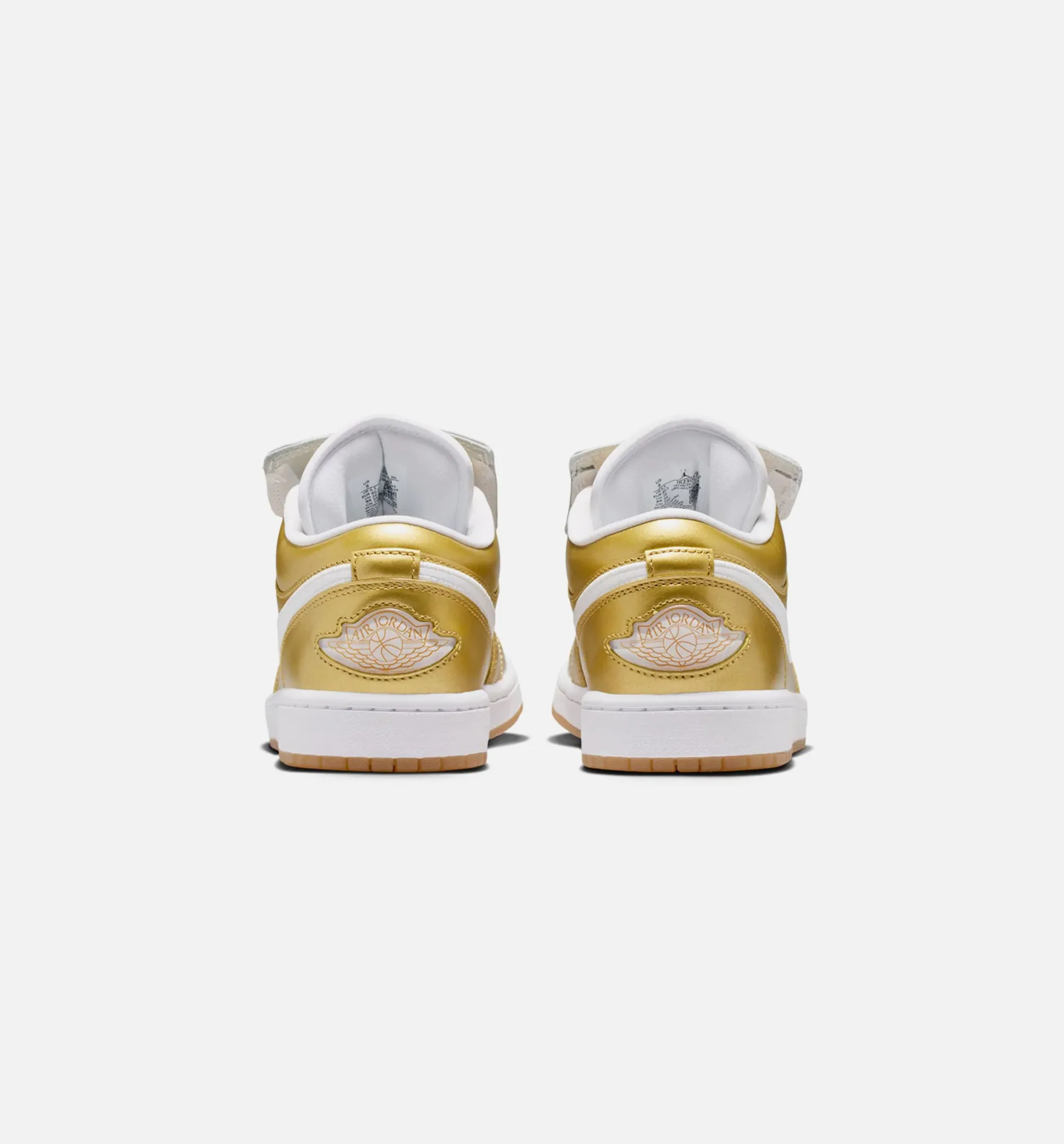 Air Jordan 1 Low Womens Lifestyle Shoe - Gold/White/Gum Yellow sold by Nice Kicks Retail product image thumbnail 2