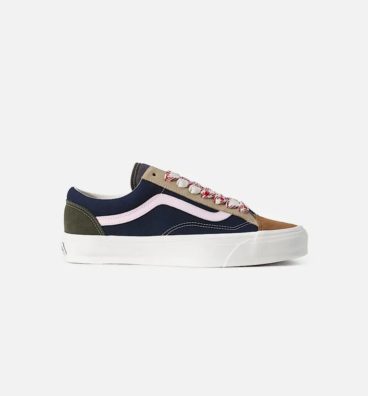 LX Old Skool 36 Retro Block Mens Lifestyle Shoe - Color Block Green/Brown/Blue made by Vans