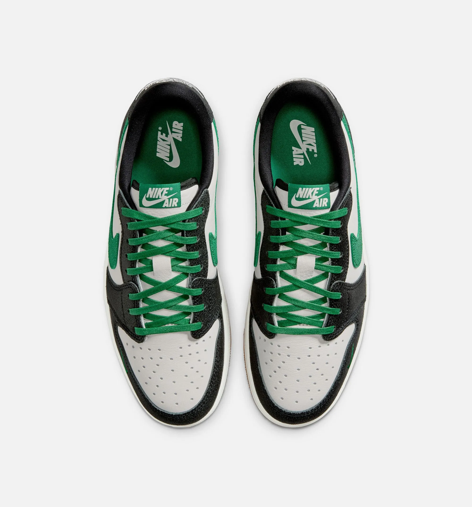 Air Jordan 1 Retro Low OG Phantom And Pine Green Mens Lifestyle Shoe - Phantom/Pine Green/Black Free Shipping sold by Nice Kicks Retail product image thumbnail 5