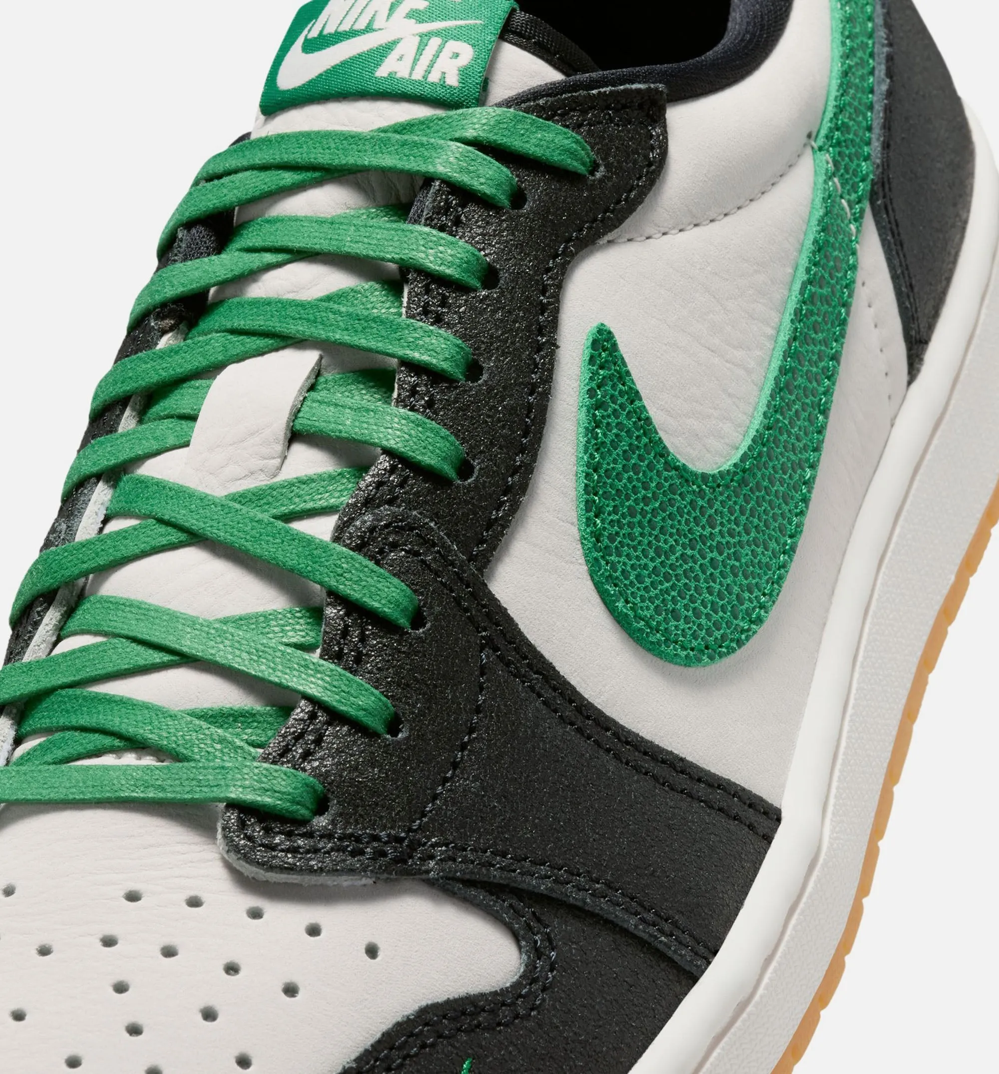 Air Jordan 1 Retro Low OG Phantom And Pine Green Mens Lifestyle Shoe - Phantom/Pine Green/Black Free Shipping sold by Nice Kicks Retail product image thumbnail 3