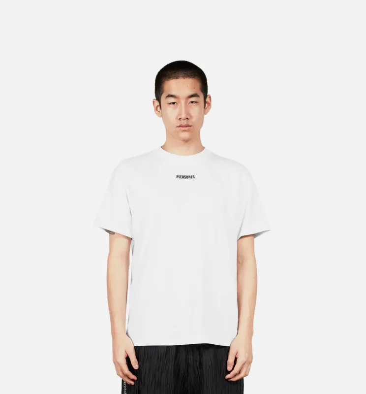 Wordmark Mens Short Sleeve Shirt - White made by Pleasures
