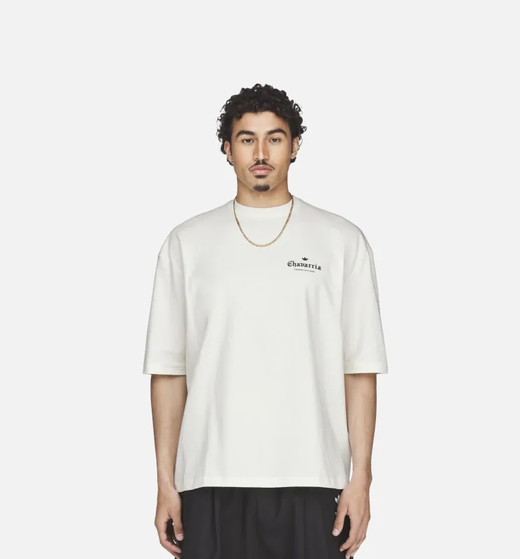Chavarria Graphic Mens Short Sleeve Shirt - Off White made by Adidas