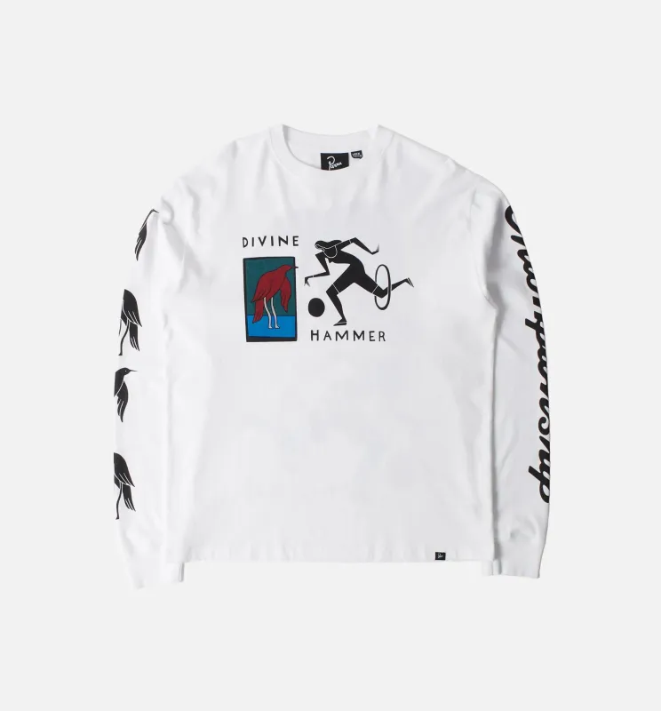 Divine Hammer Mens Long Sleeve Shirt - White made by by Parra
