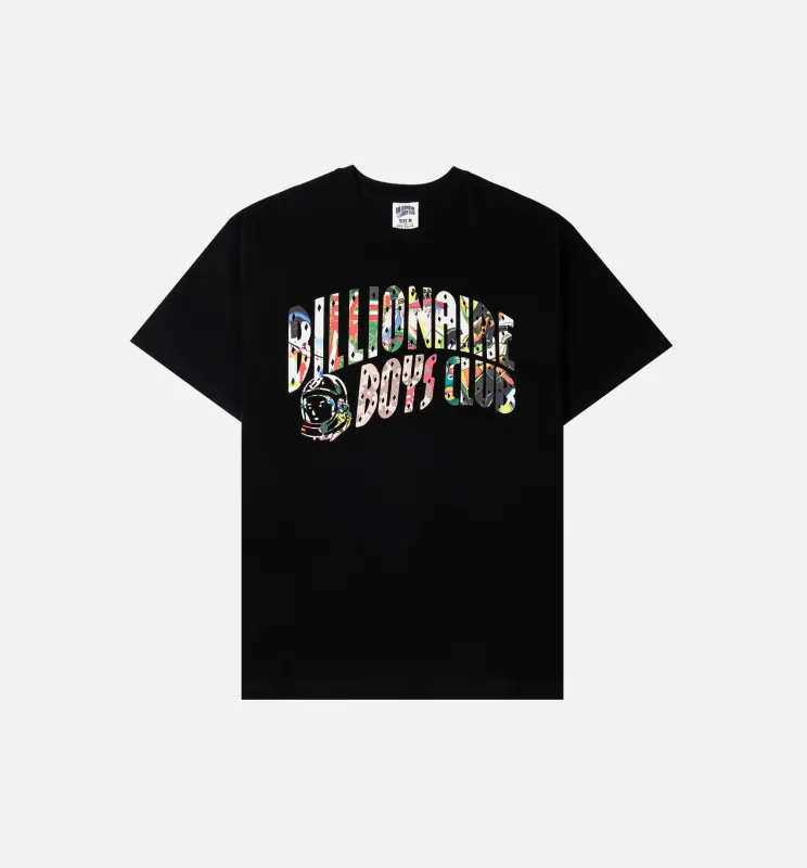 Curve Collage Mens Short Sleeve Shirt - Black made by Billionaire Boys Club