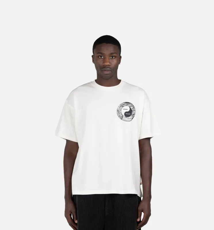 Breathe In Breathe Out Mens Short Sleeve Shirt - White made by Nice Kicks Retail