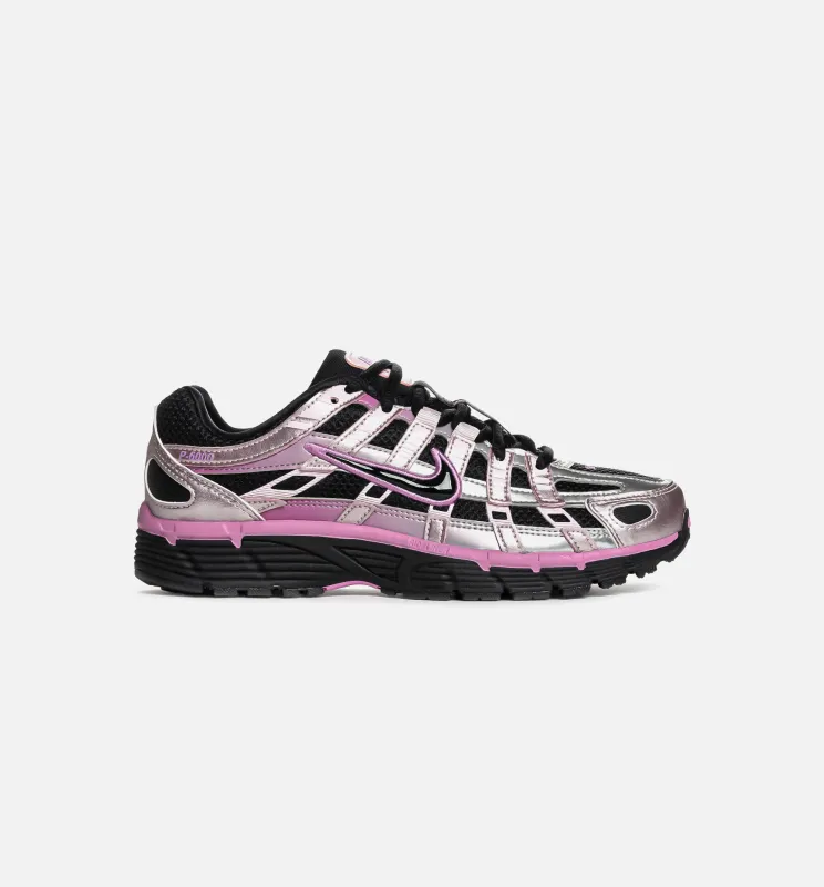 P 6000 Womens Lifestyle Shoe - Black/Pink Foam/Light Magenta made by Nike