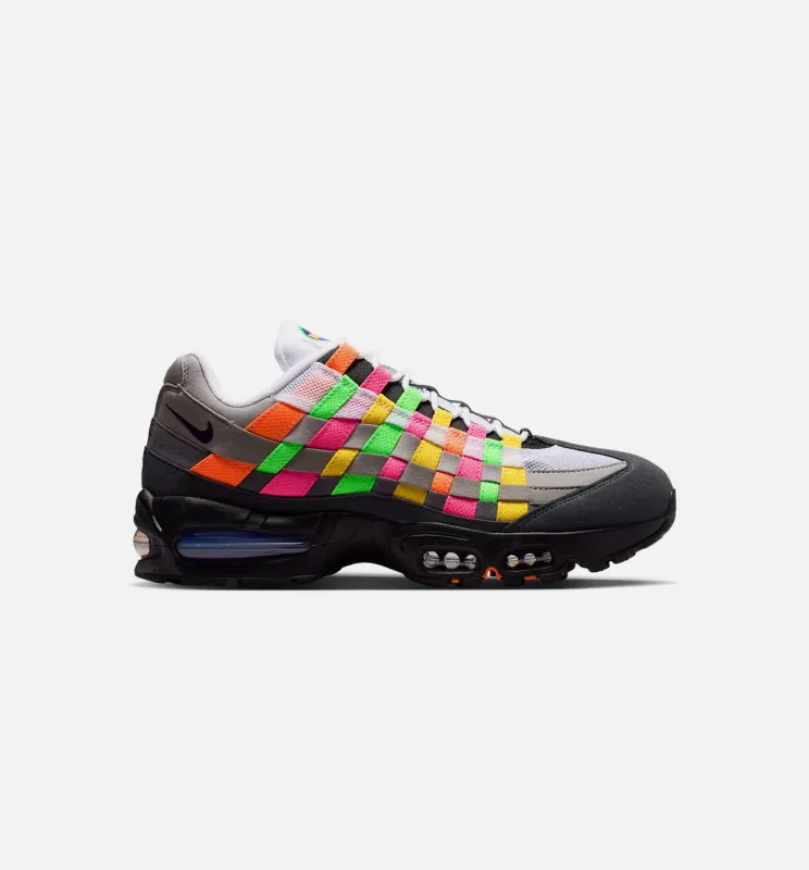 Air Max 95 Big Bubble Hyper Pink and Green Strike Mens Lifestyle Shoe - Hyper Pink/Green Strike made by Nike