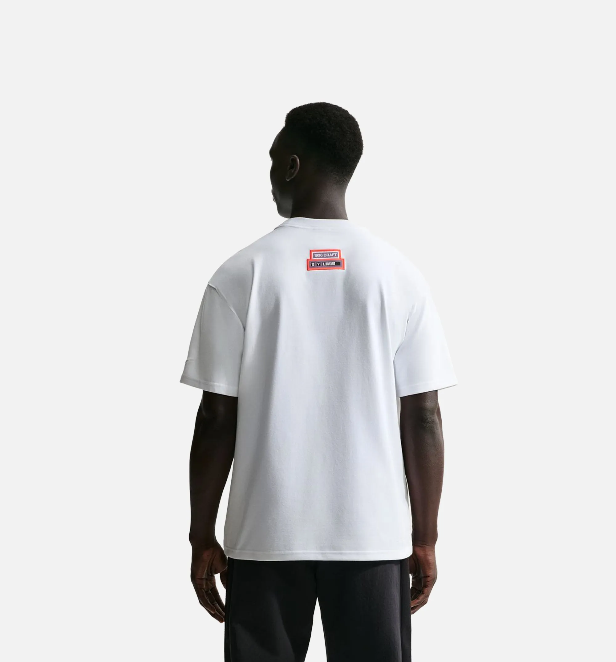 Kobe Bryant 1996 Draft Pack Mens Short Sleeve Shirt - White sold by Nice Kicks Retail product image thumbnail 2