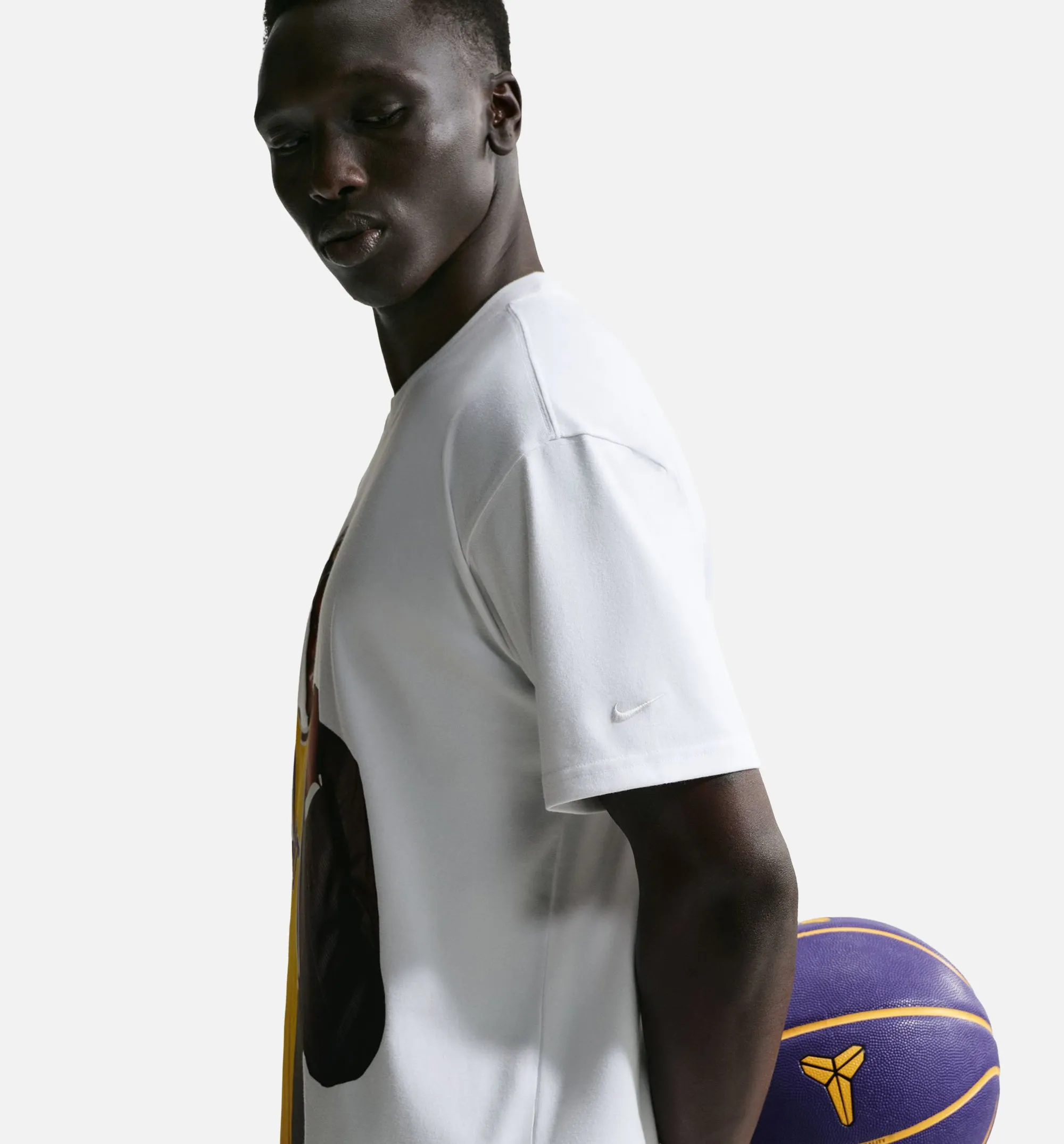Kobe Bryant 1996 Draft Pack Mens Short Sleeve Shirt - White sold by Nice Kicks Retail product image thumbnail 3