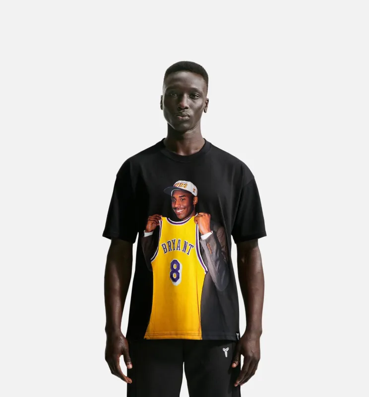 Kobe Bryant 1996 Draft Pack Mens Short Sleeve Shirt - Black/Yellow made by Nike