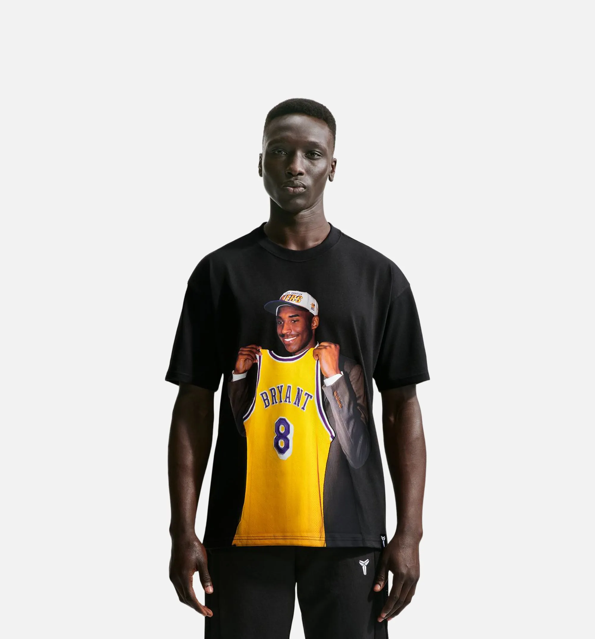 Kobe Bryant 1996 Draft Pack Mens Short Sleeve Shirt - Black/Yellow sold by Nice Kicks Retail