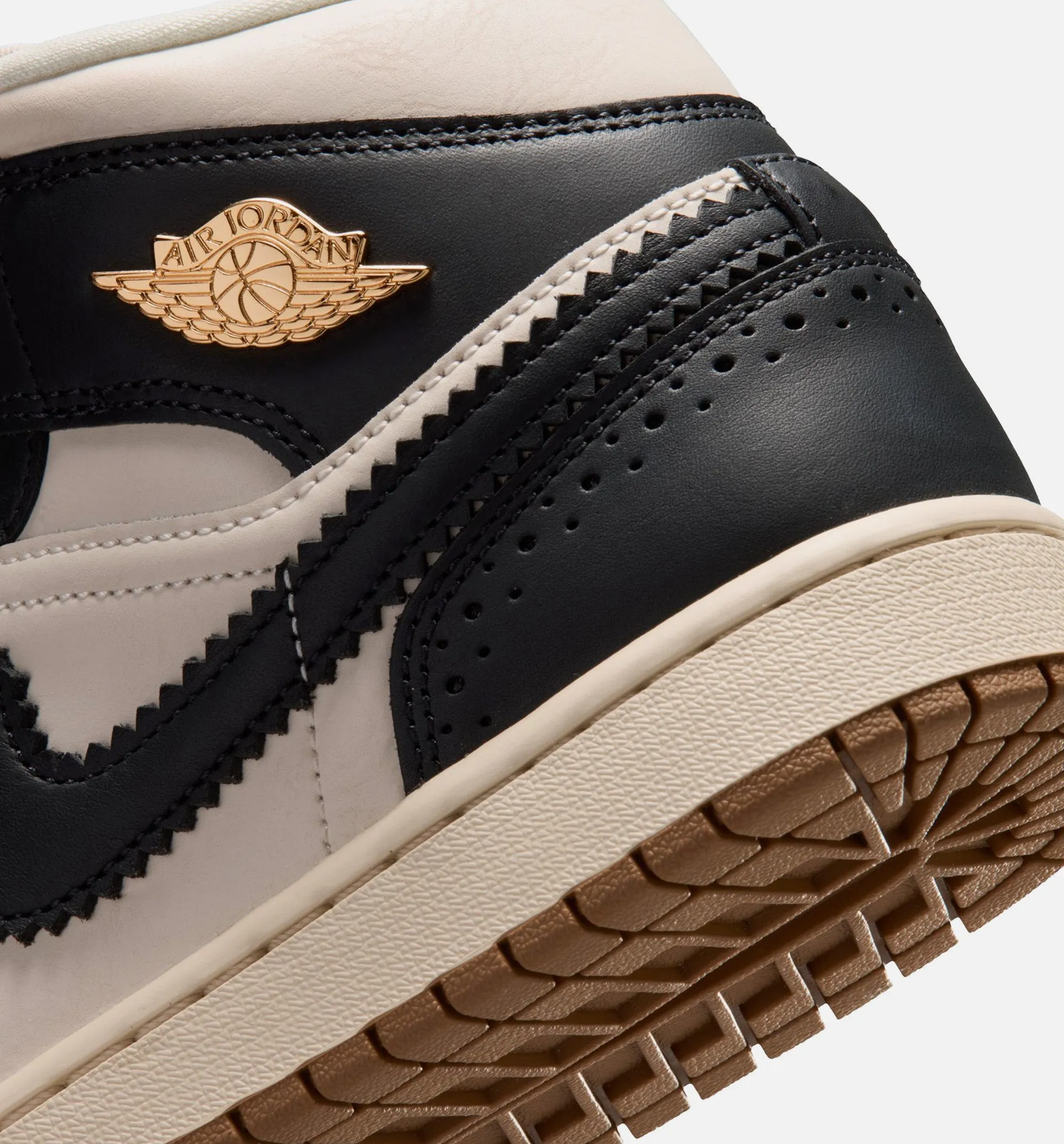 Air Jordan 1 Mid SE Womens Lifestyle Shoe - Off-Noir/Chalk/Pearl White sold by Nice Kicks Retail product image thumbnail 4