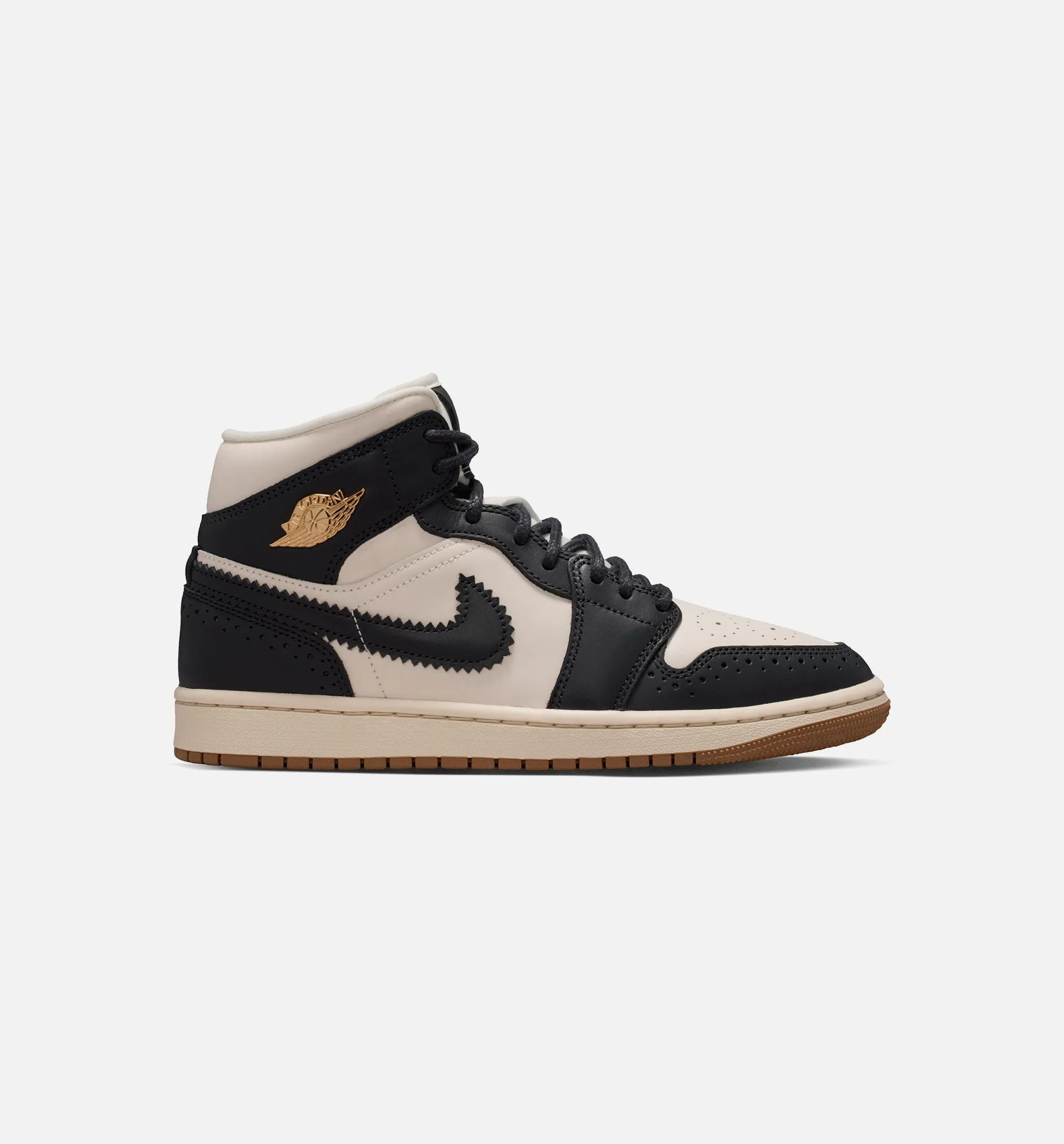 Air Jordan 1 Mid SE Womens Lifestyle Shoe - Off-Noir/Chalk/Pearl White sold by Nice Kicks Retail