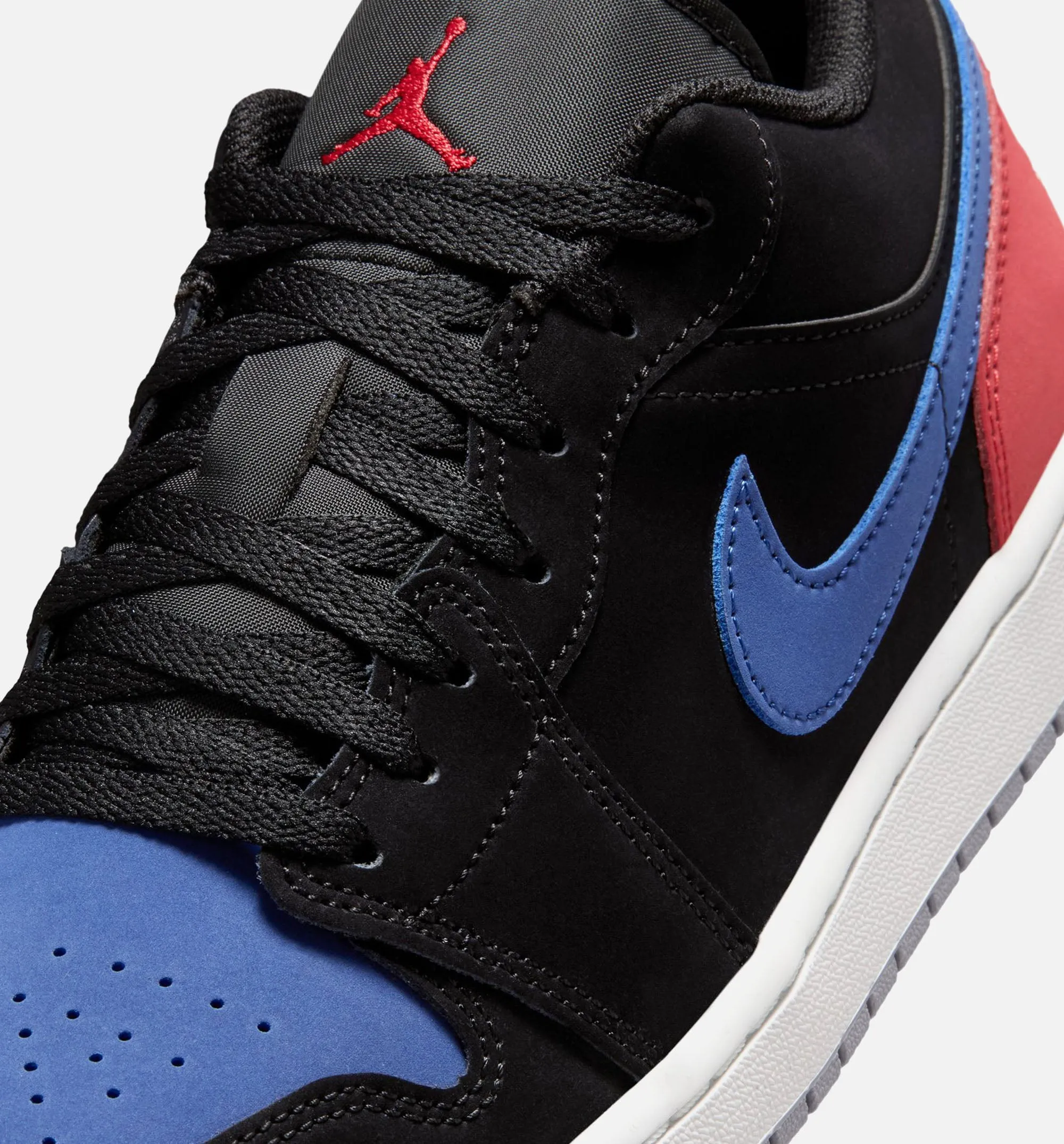 Air Jordan 1 Low Mens Lifestyle Shoe - Black/Summit White/True Blue/Varsity Red) sold by Nice Kicks Retail product image thumbnail 3