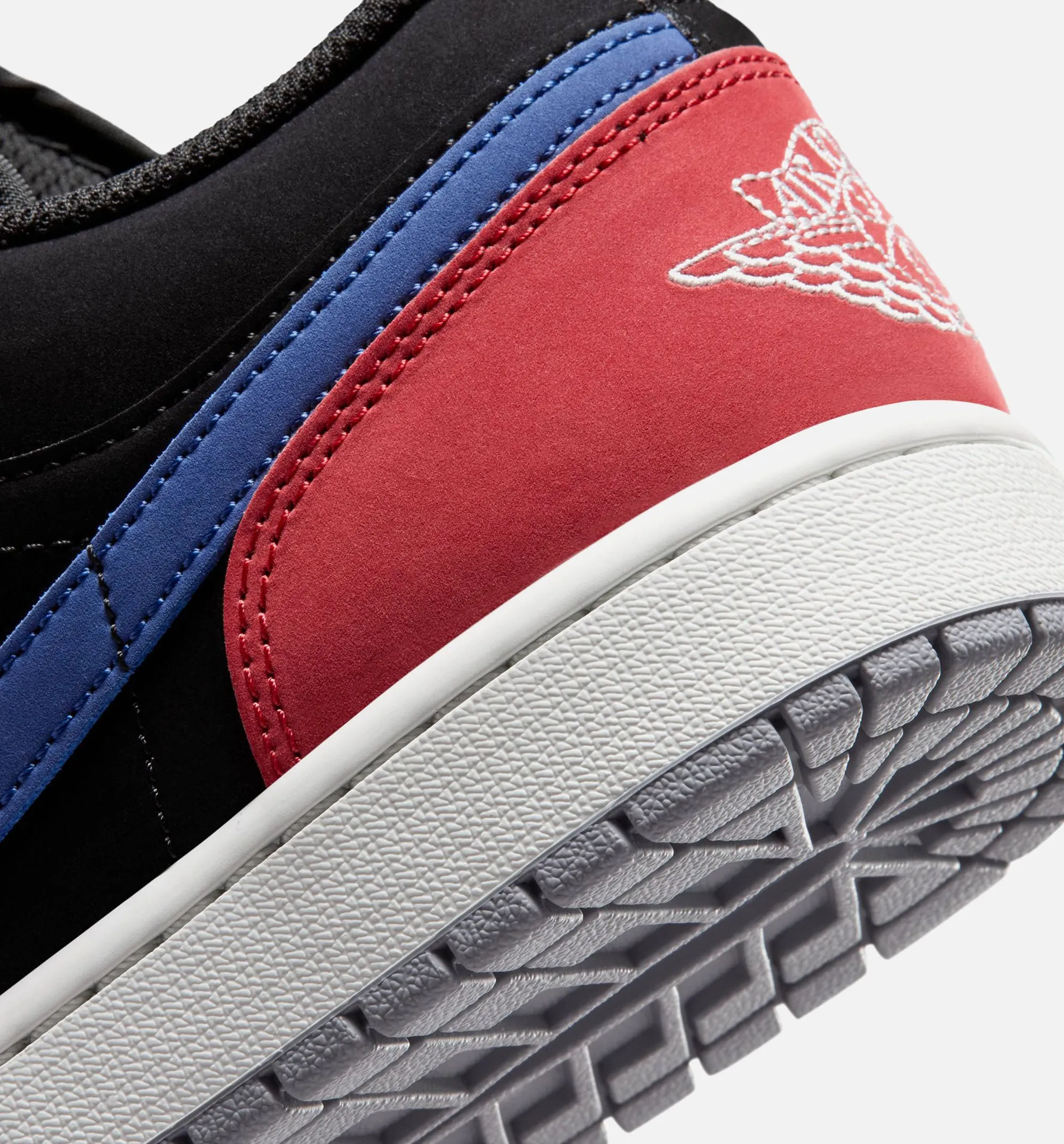 Air Jordan 1 Low Mens Lifestyle Shoe - Black/Summit White/True Blue/Varsity Red) sold by Nice Kicks Retail product image thumbnail 4