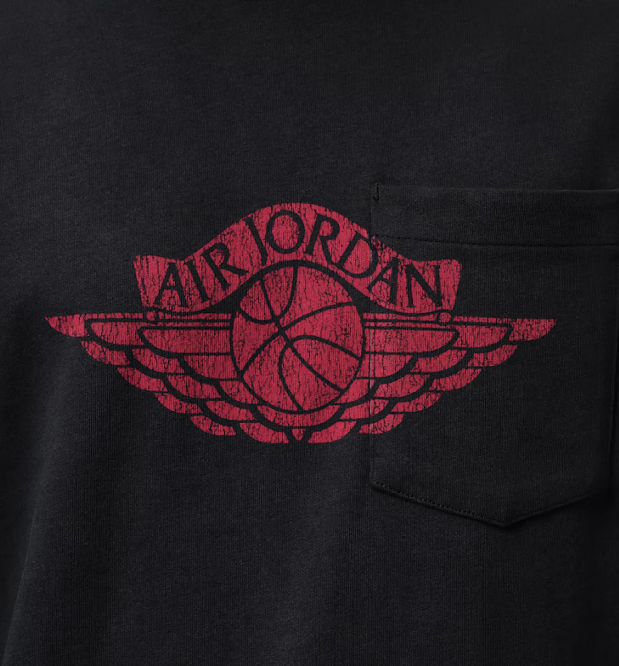 Flight Essentials Pocket Mens Short Sleeve Shirt - Black/University Red sold by Nice Kicks Retail product image thumbnail 3