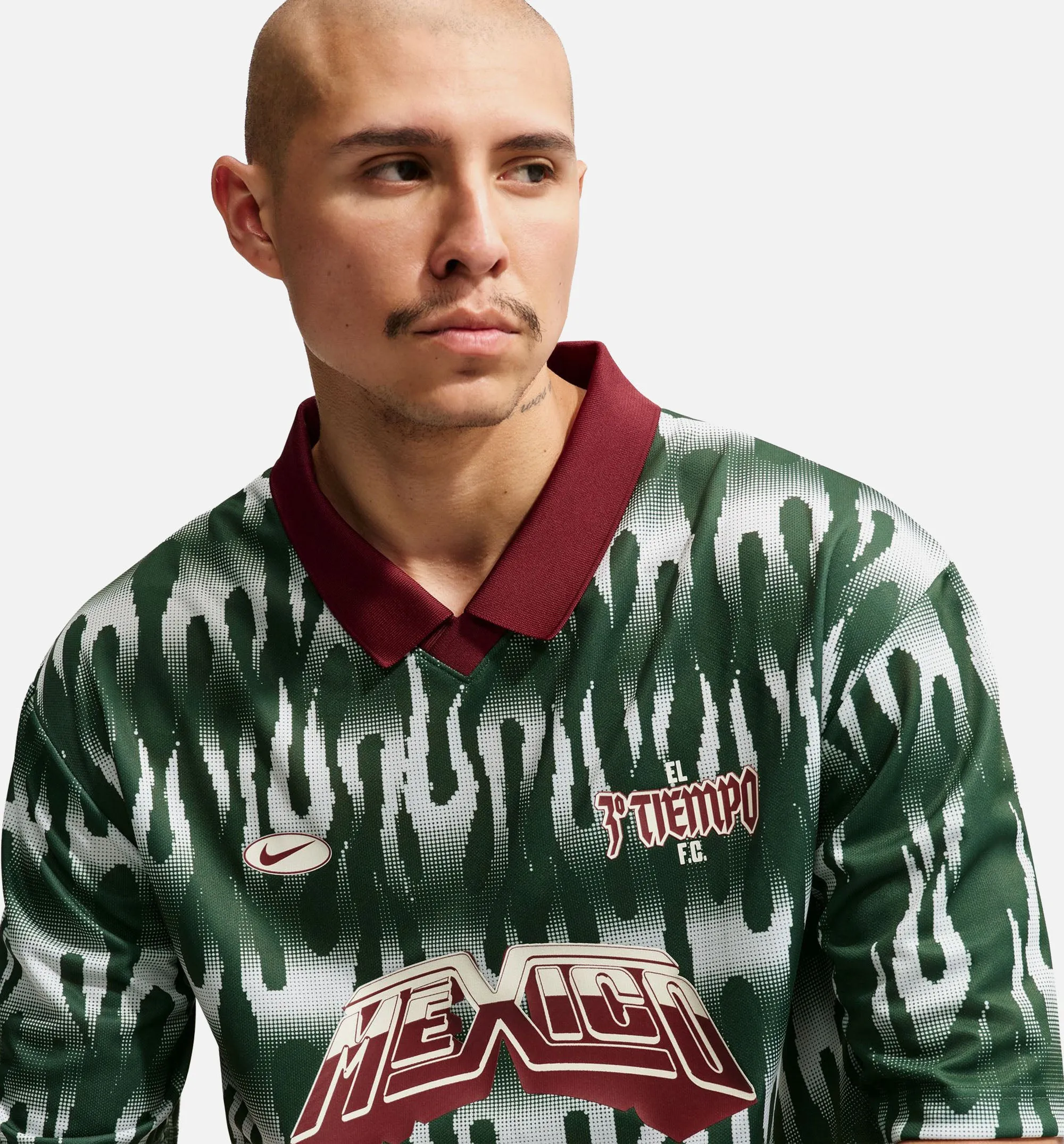 Sportswear Club Goalie Futbol Mexico Mens Jersey - Fire/Phantom/Team Red/Team Red sold by Nice Kicks Retail product image thumbnail 3